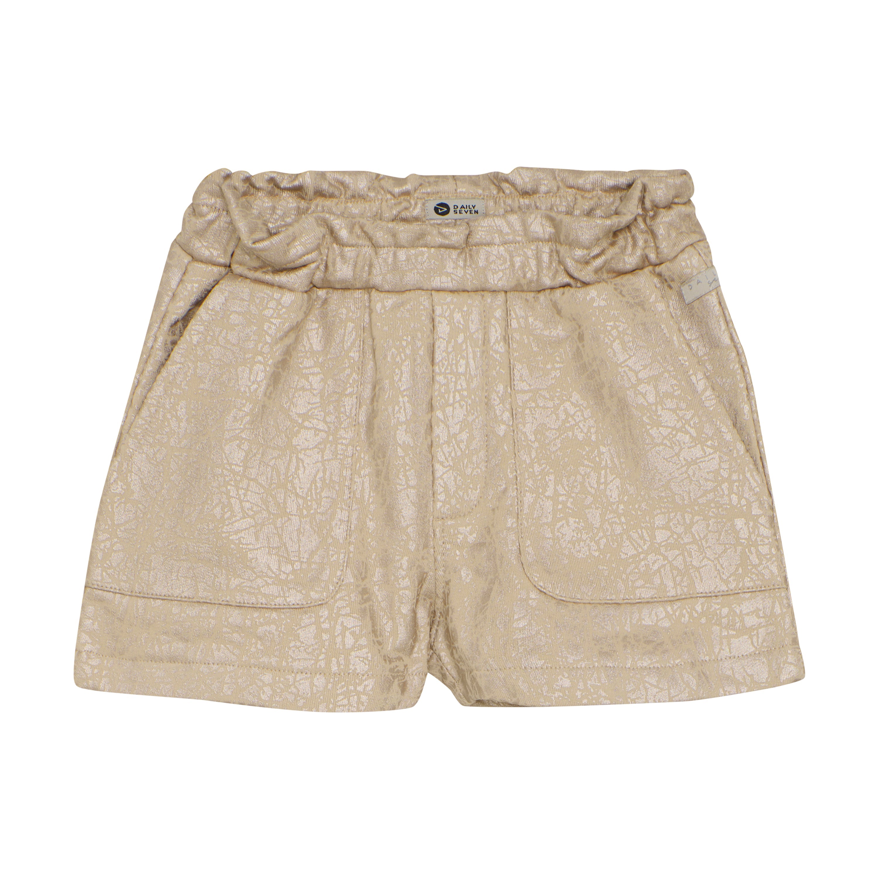 Meisjes Fancy Paperbag Short van Daily7 in de kleur Latte Sand in maat 128.