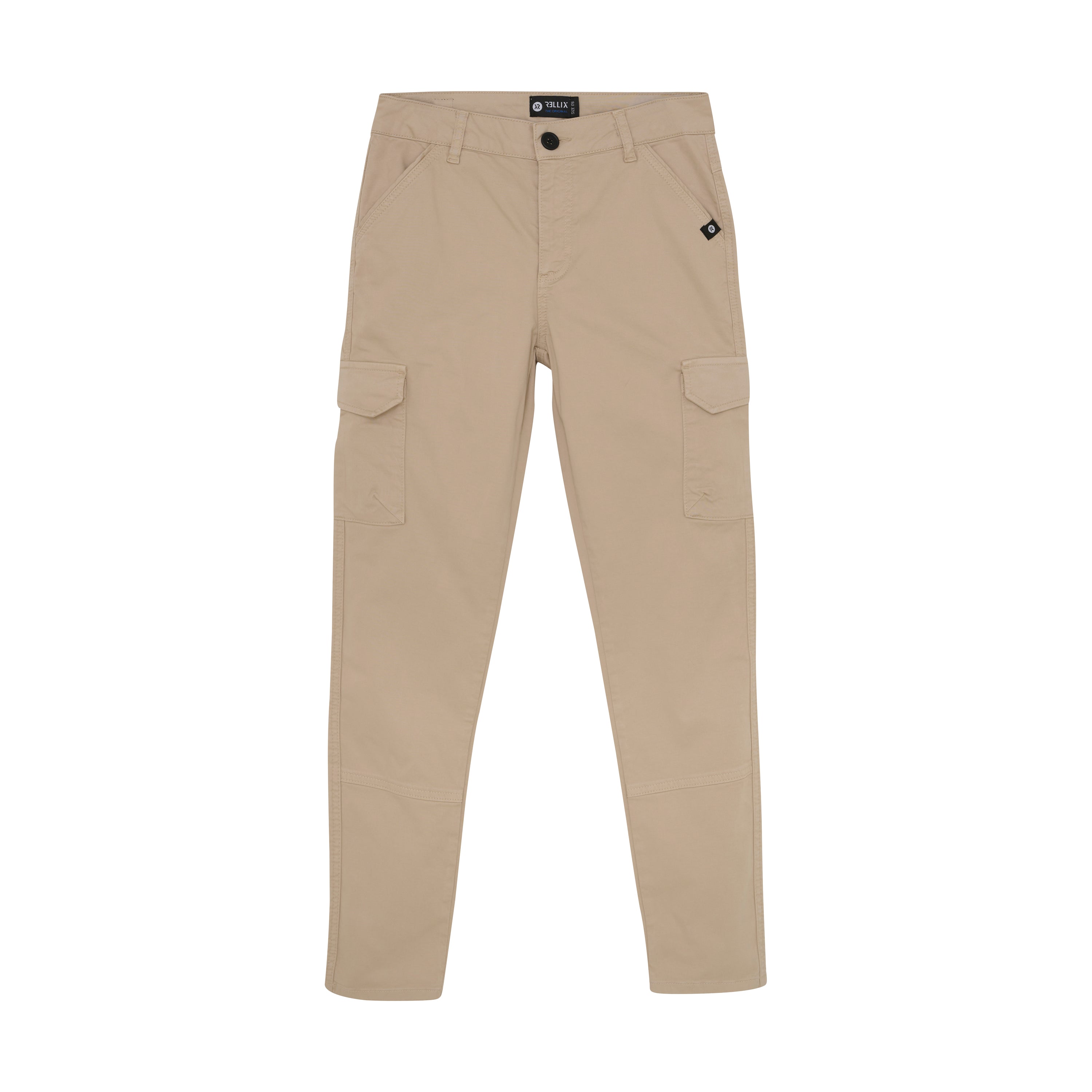 Jongens Cargo Pants Rellix van Rellix in de kleur Sand in maat 188.