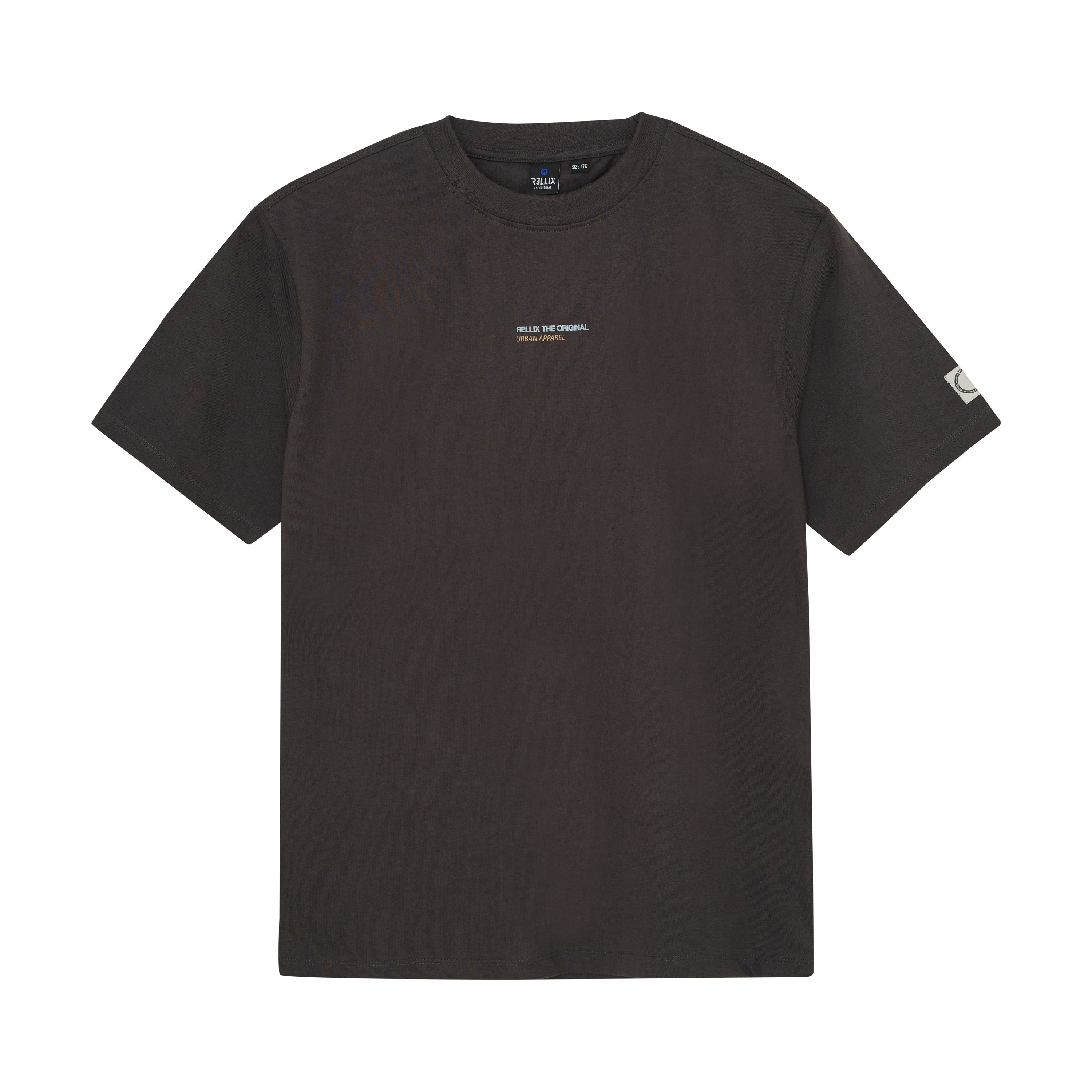 Jongens T-shirt RLX Backprint van Rellix in de kleur Phantom in maat 188.