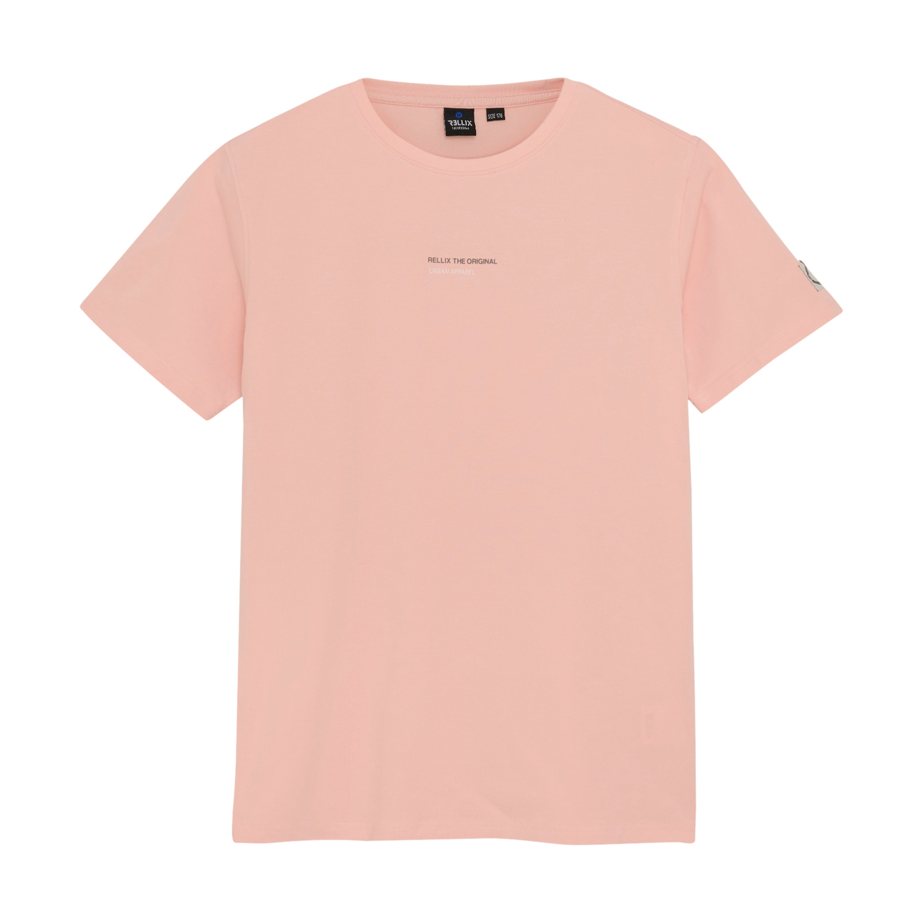 Jongens T-shirt RLX Backprint van Rellix in de kleur Dusty Pink in maat 188.