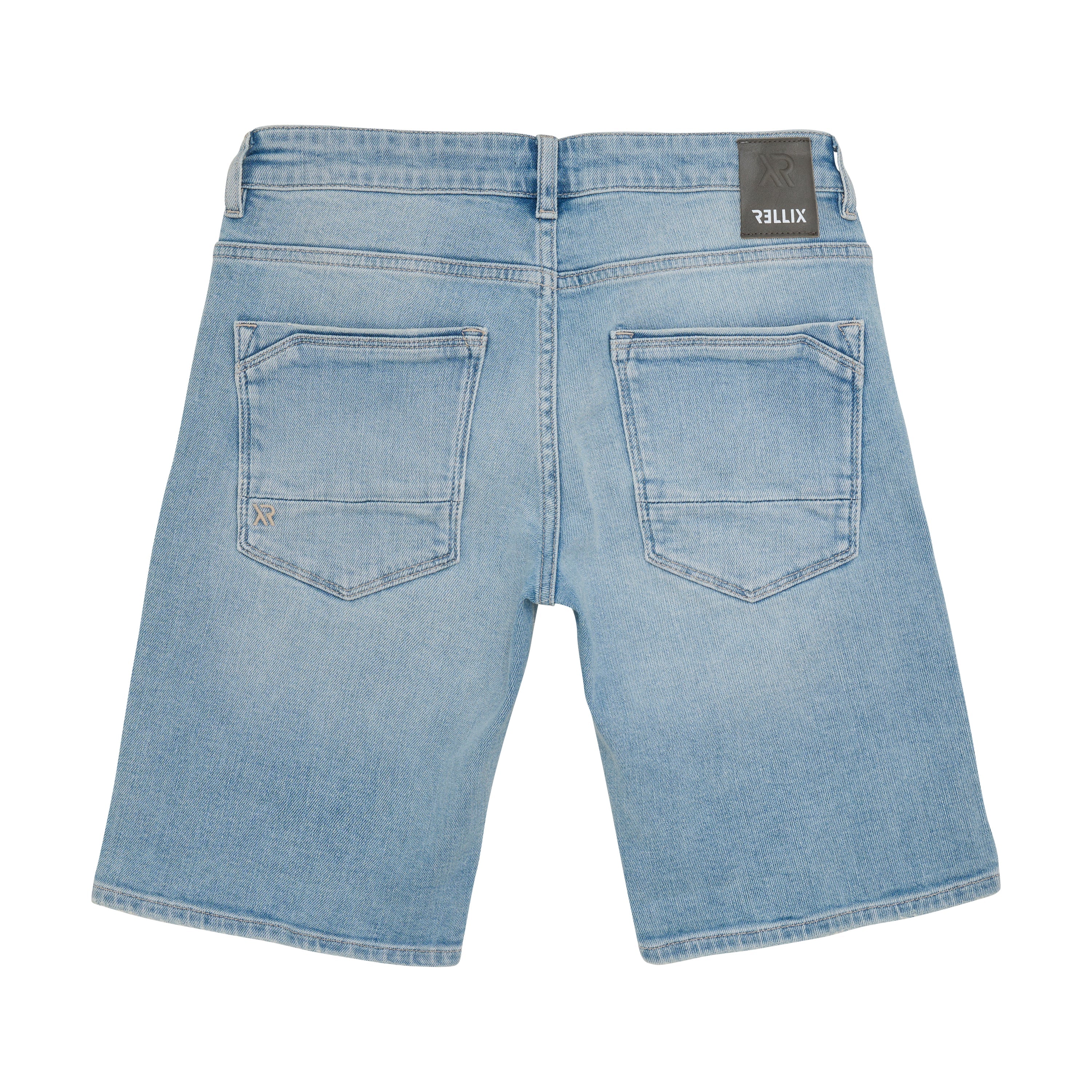 Jongens Denim Shorts Light Blue van Rellix in de kleur Light Denim Blue in maat 188.