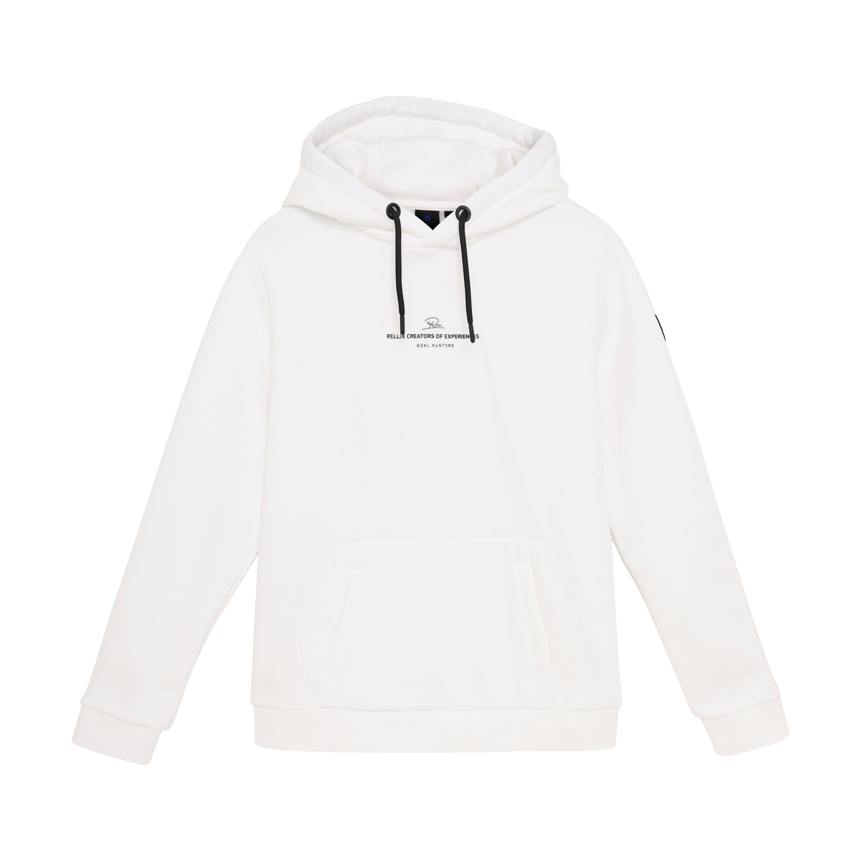 Jongens Hoodie Rellix Pocket van Rellix in de kleur White in maat 188.