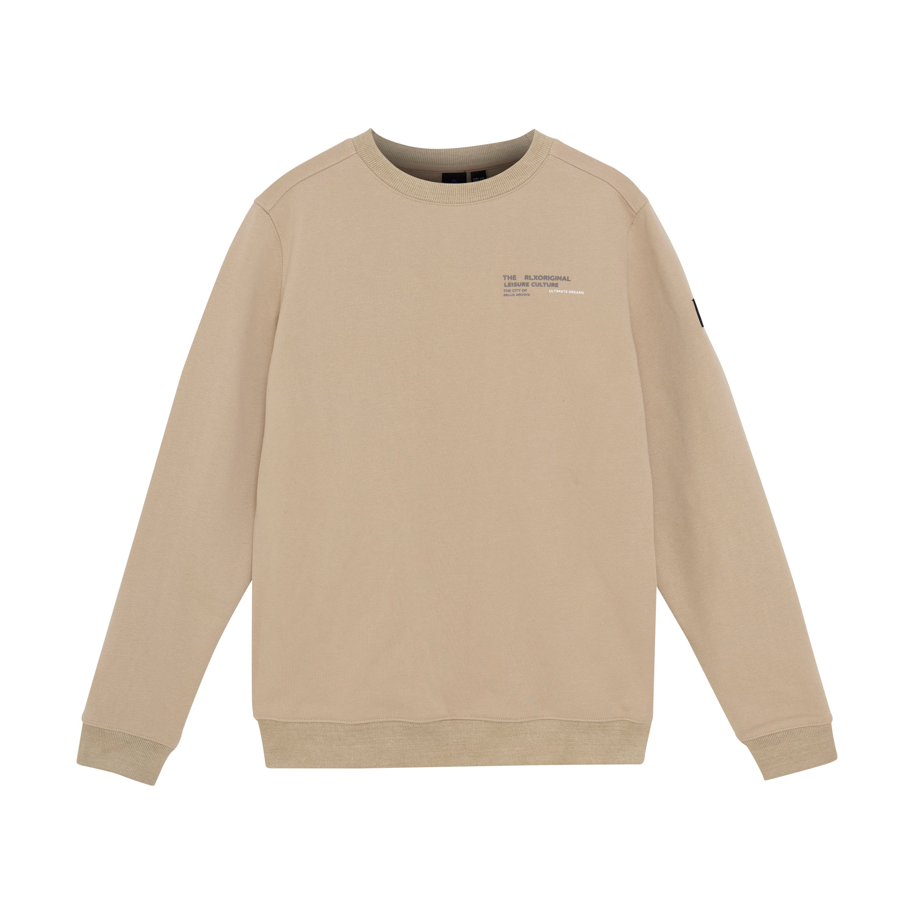 Jongens Sweater RLX Culture van Rellix in de kleur Weathered Teak in maat 188.