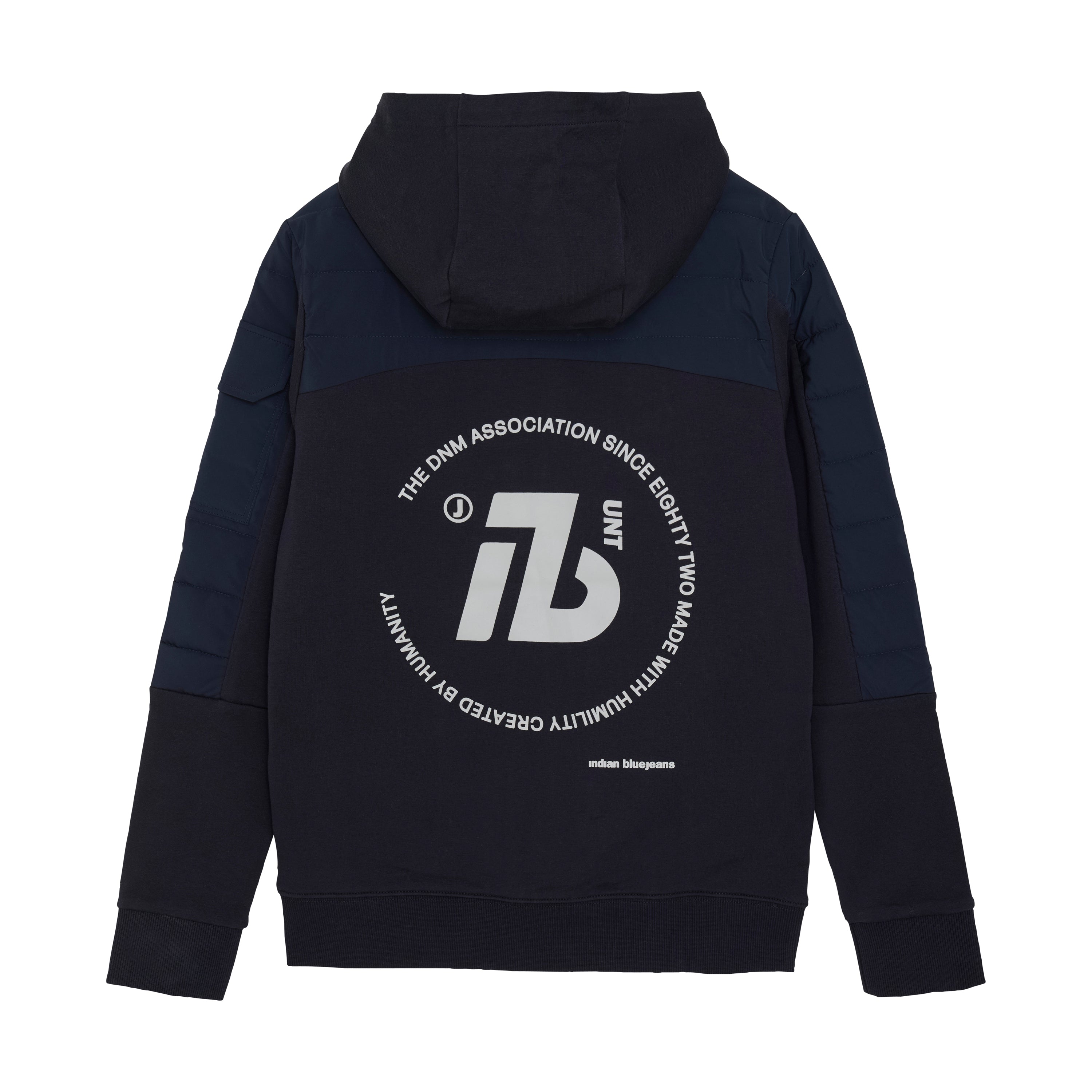 Indian Blue Jeans Hooded Zip Jacket