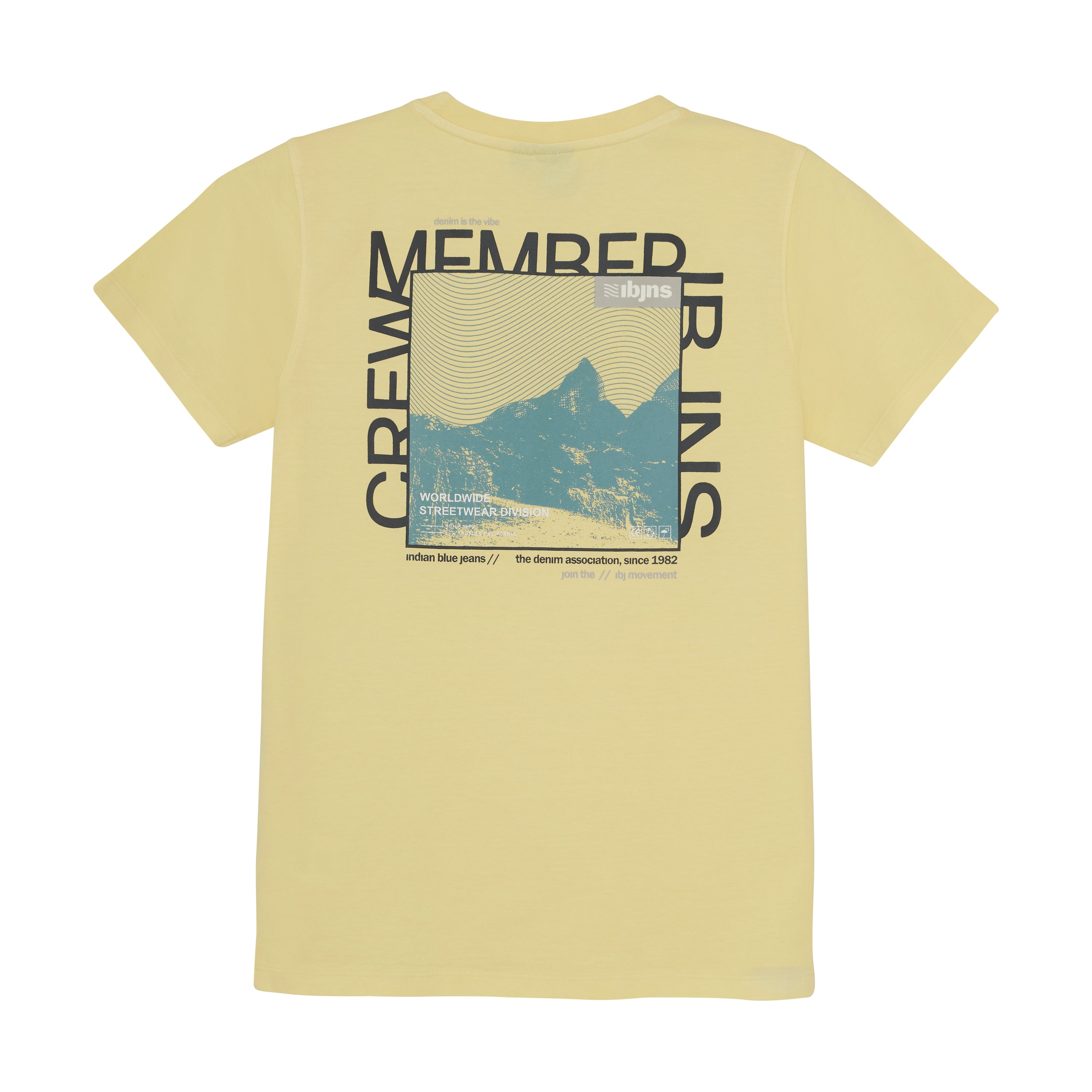 Indian Blue Jeans T-shirt CM Backprint