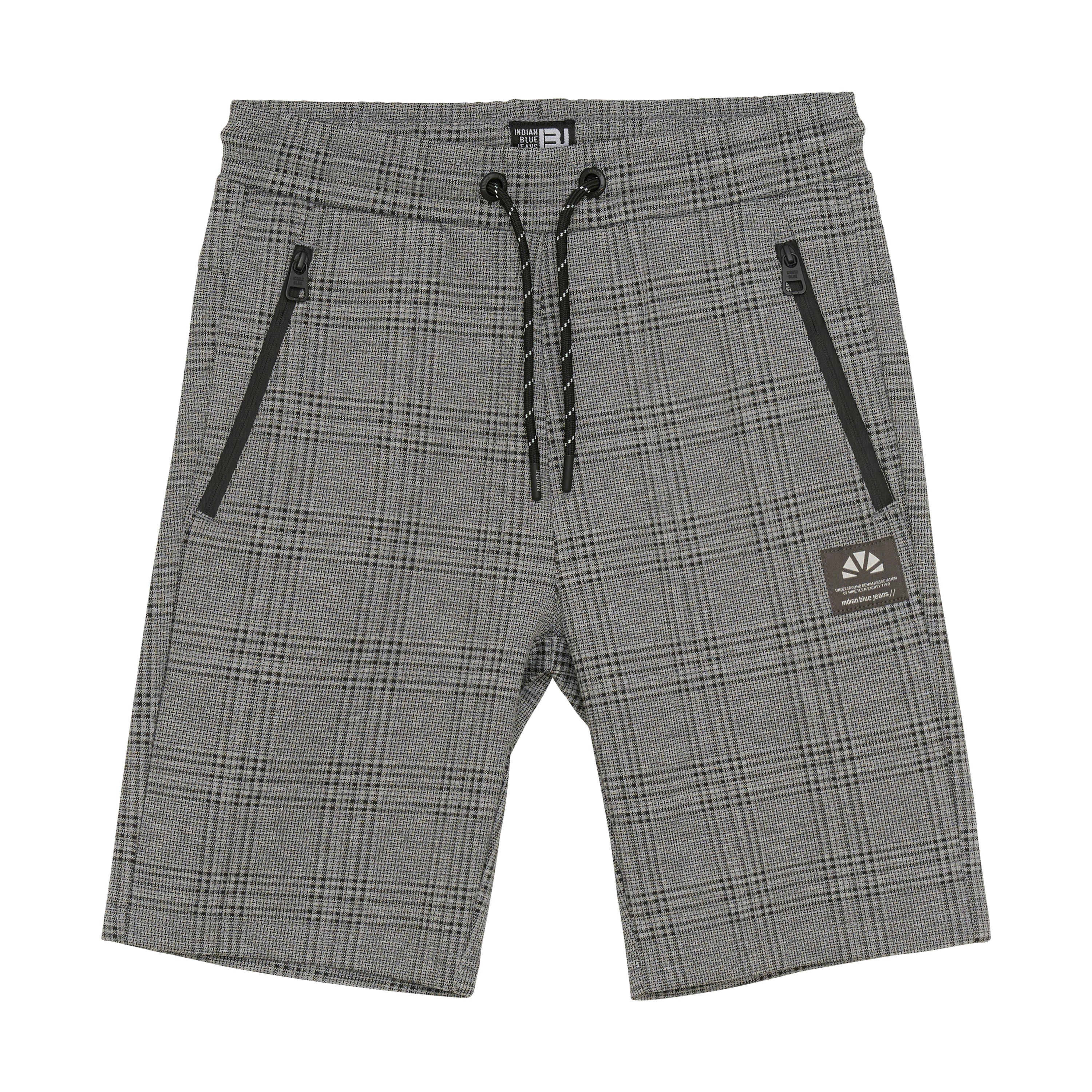 Indian Blue Jeans Jog Shorts Check