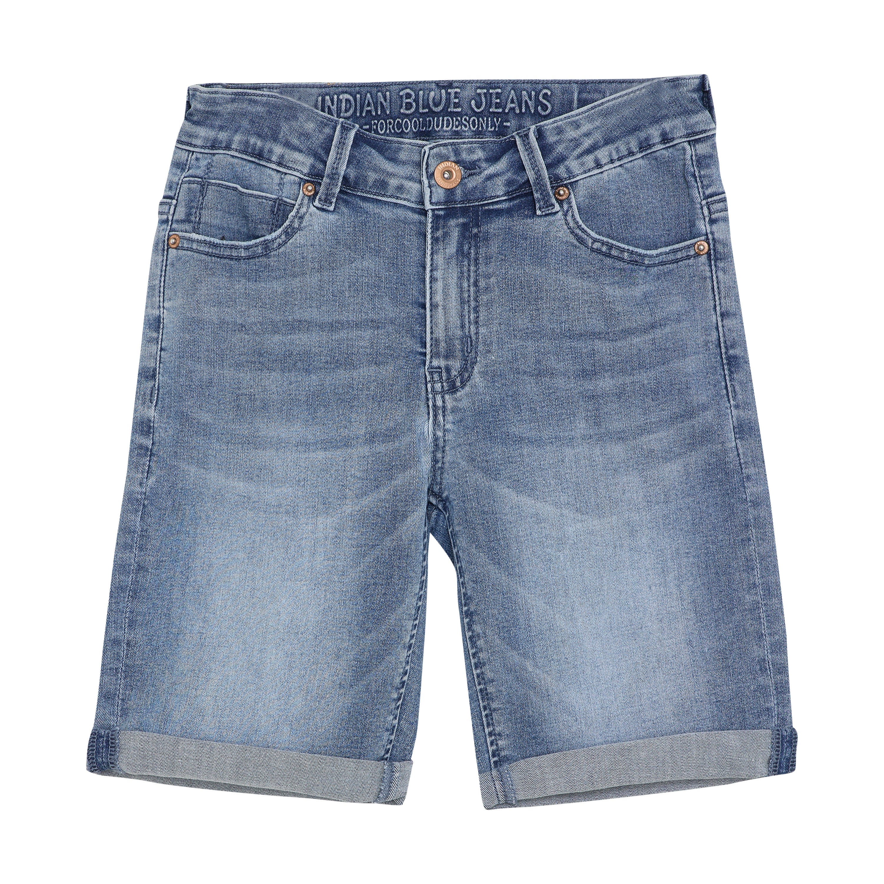 Indian Blue Jeans Denim Shorts Medium Denim