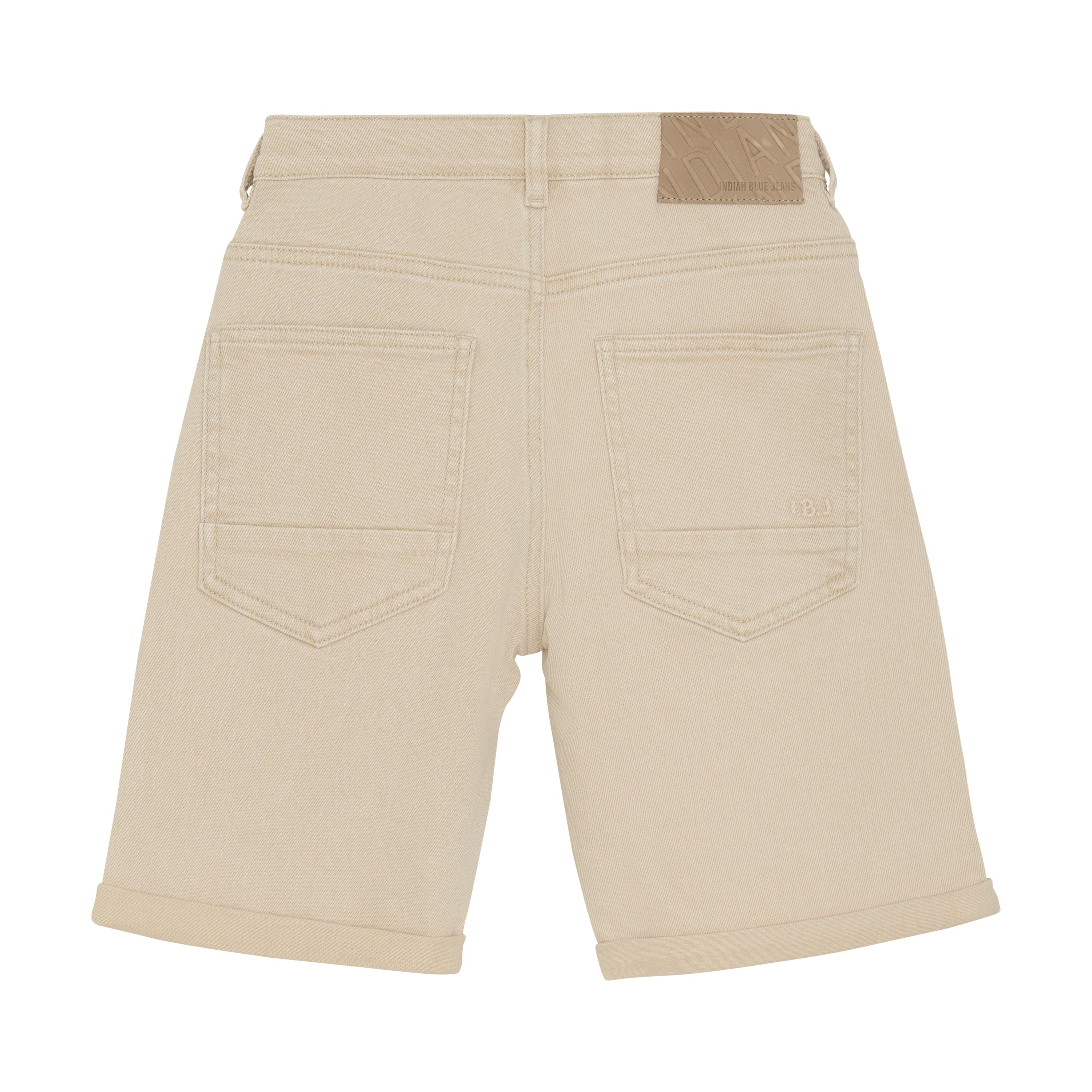 Indian Blue Jeans Denim Wide Shorts Sand
