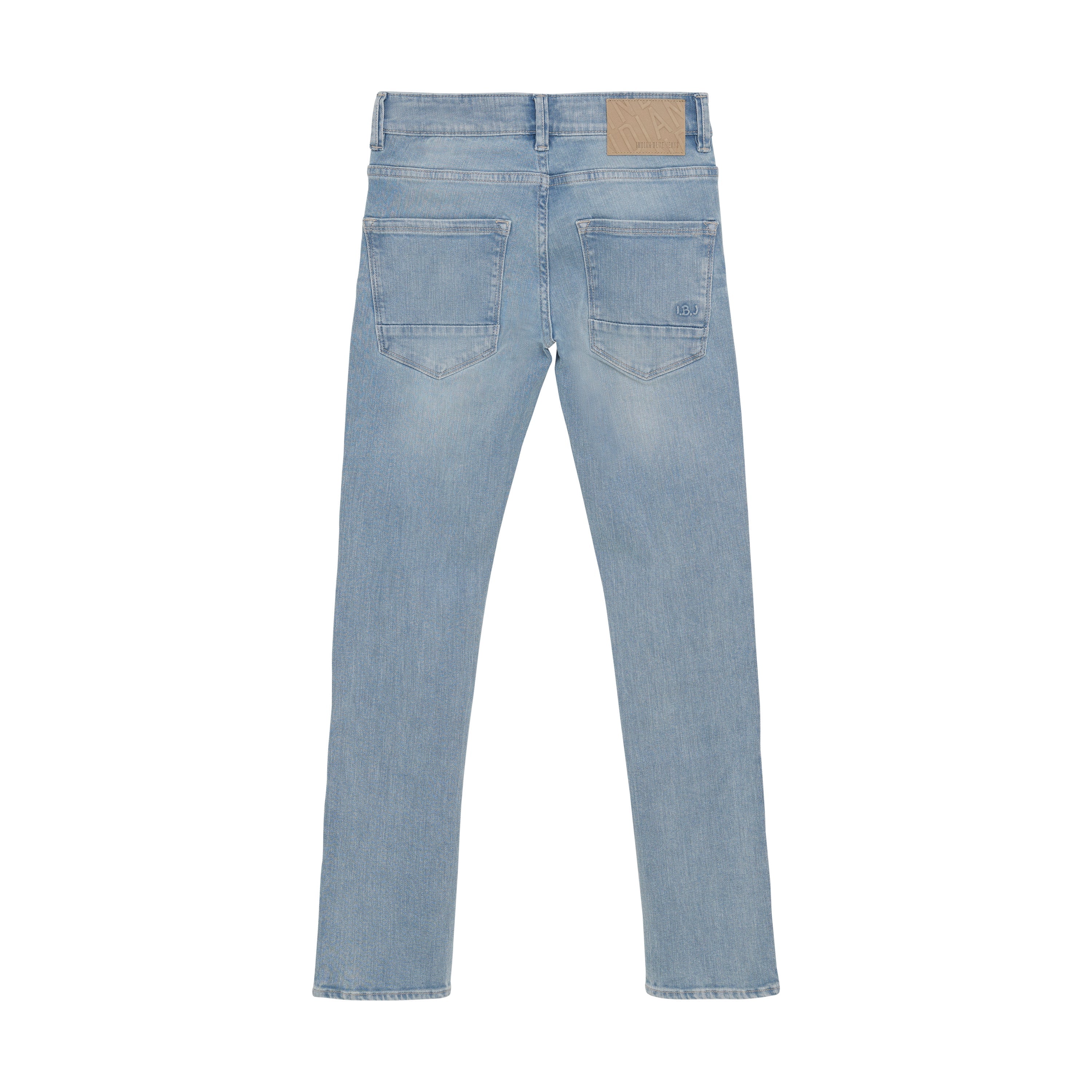 Jongens 2690 Straight Fit Light Jeans van Indian Blue Jeans in de kleur Light Denim Blue in maat 176.