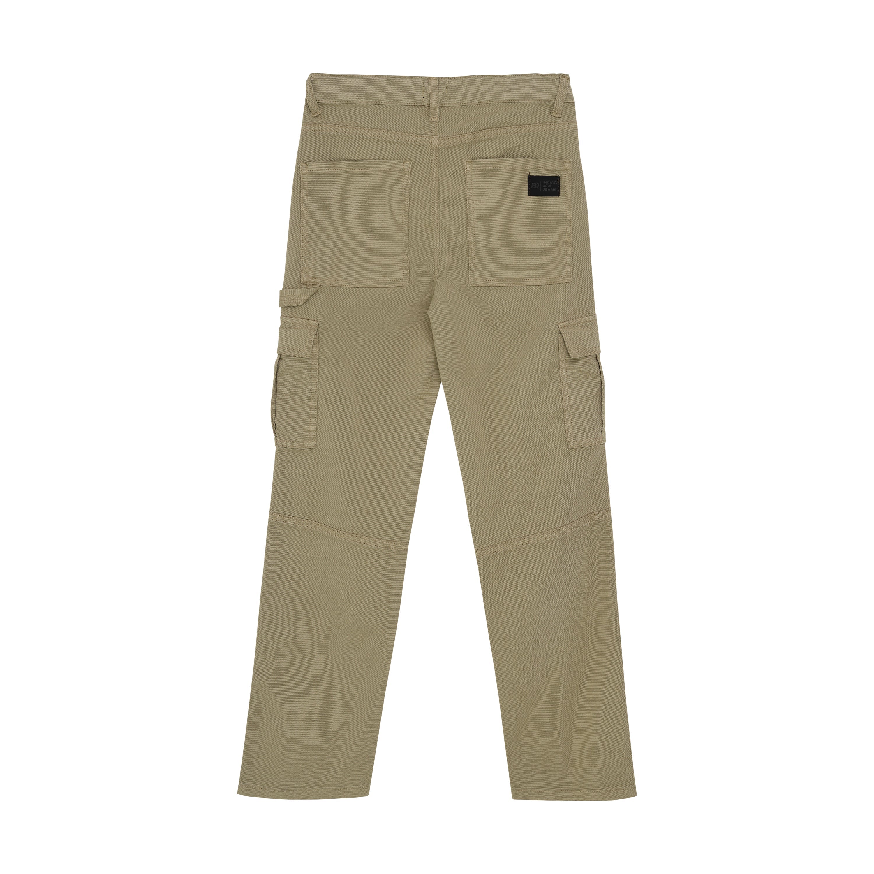 Jongens Cargo Wide Straight van Indian Blue Jeans in de kleur Timber Wolf in maat 176.