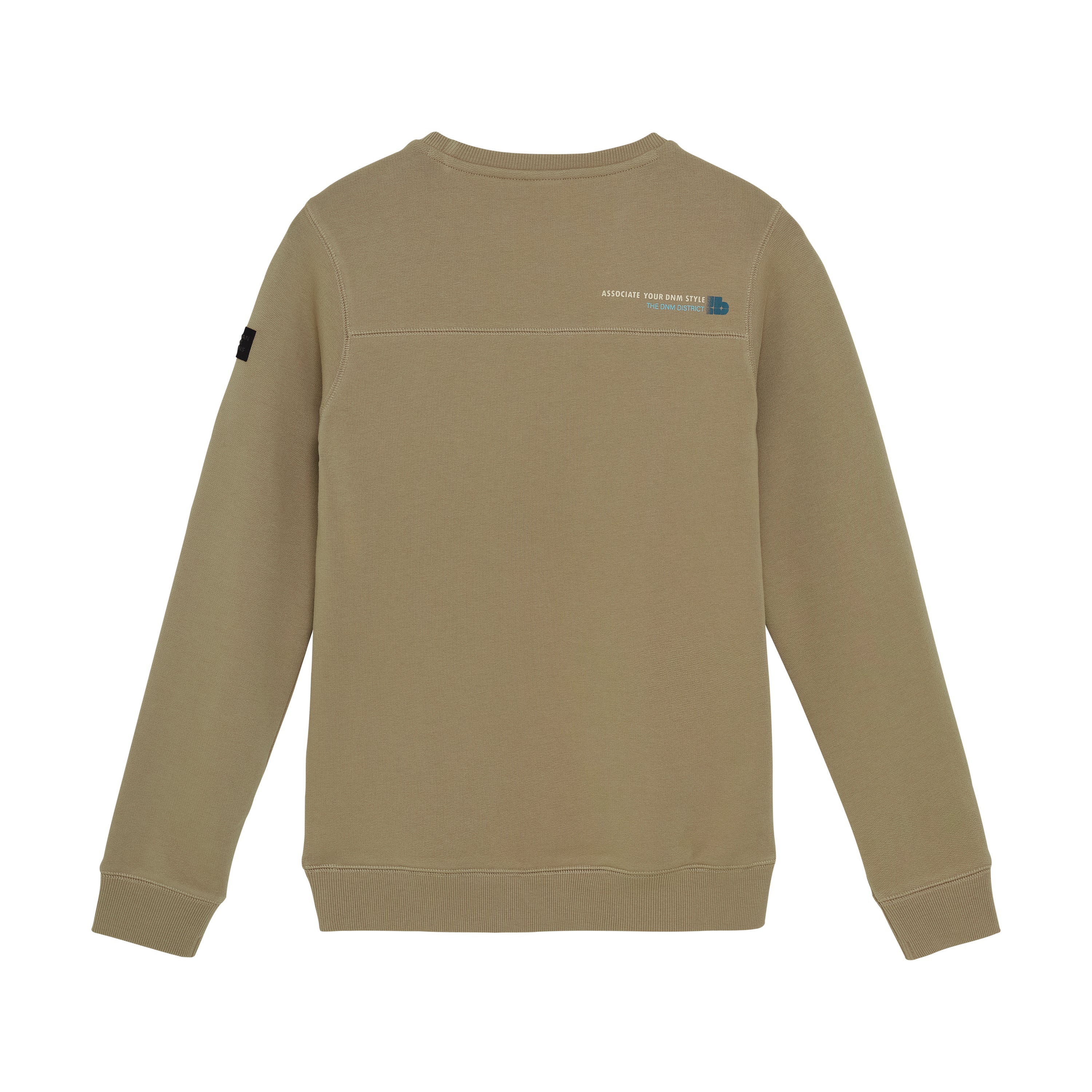 Jongens Sweater Chest IB van Indian Blue Jeans in de kleur Timber Wolf in maat 176.