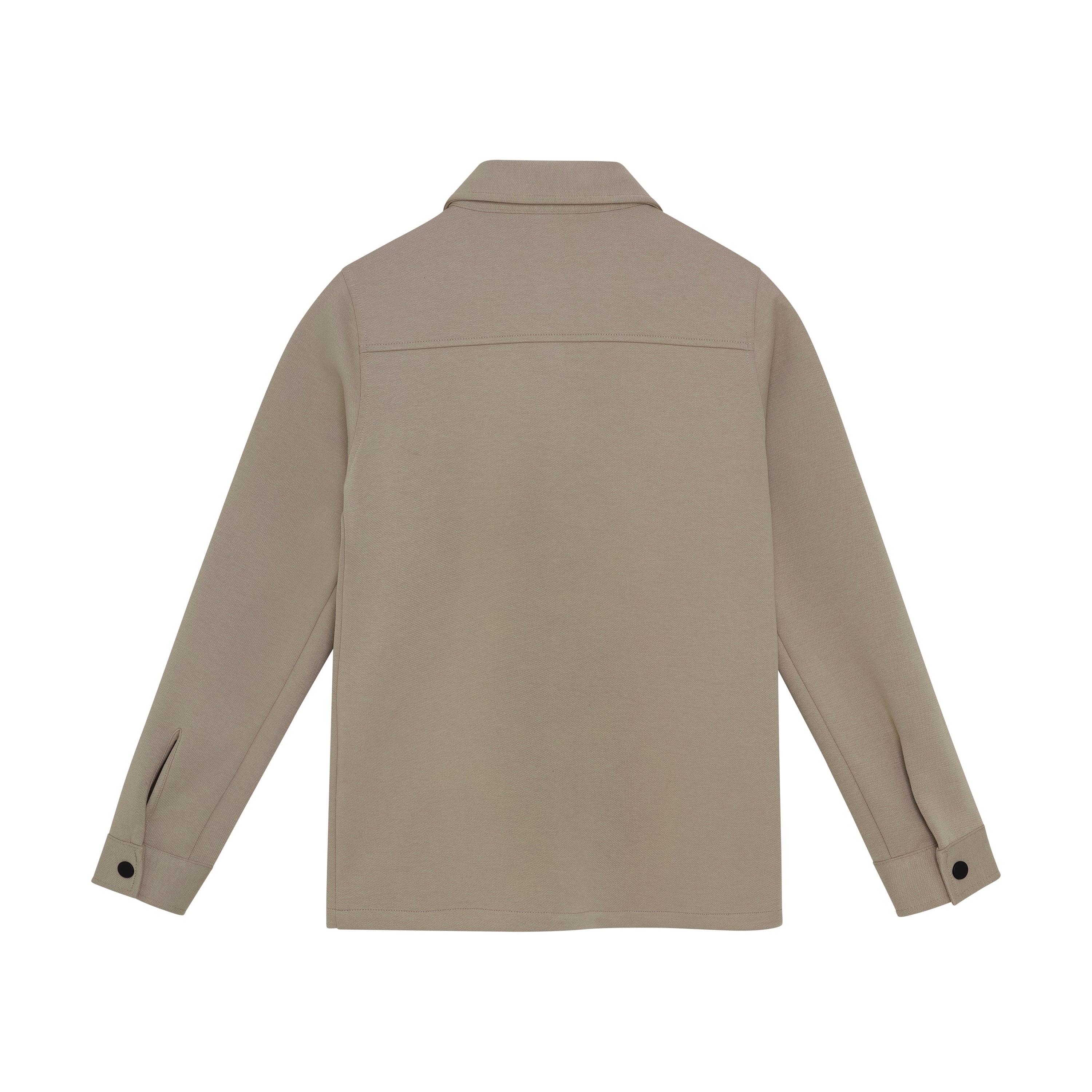 Jongens Shirt Jack Twill Stretch Print van Indian Blue Jeans in de kleur Timber Wolf in maat 176.