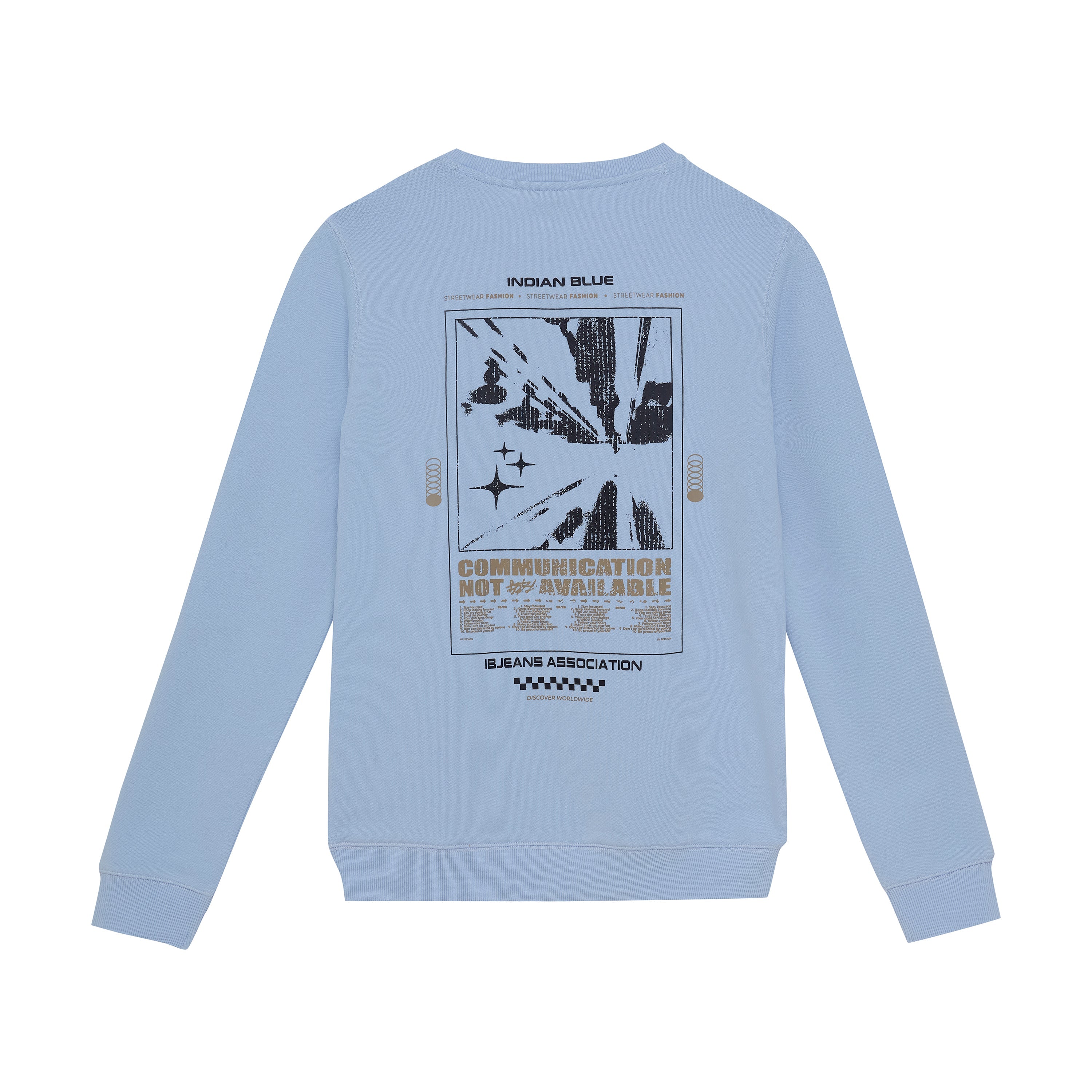 Jongens Sweater Backprint van Indian Blue Jeans in de kleur Windsurfer in maat 176.