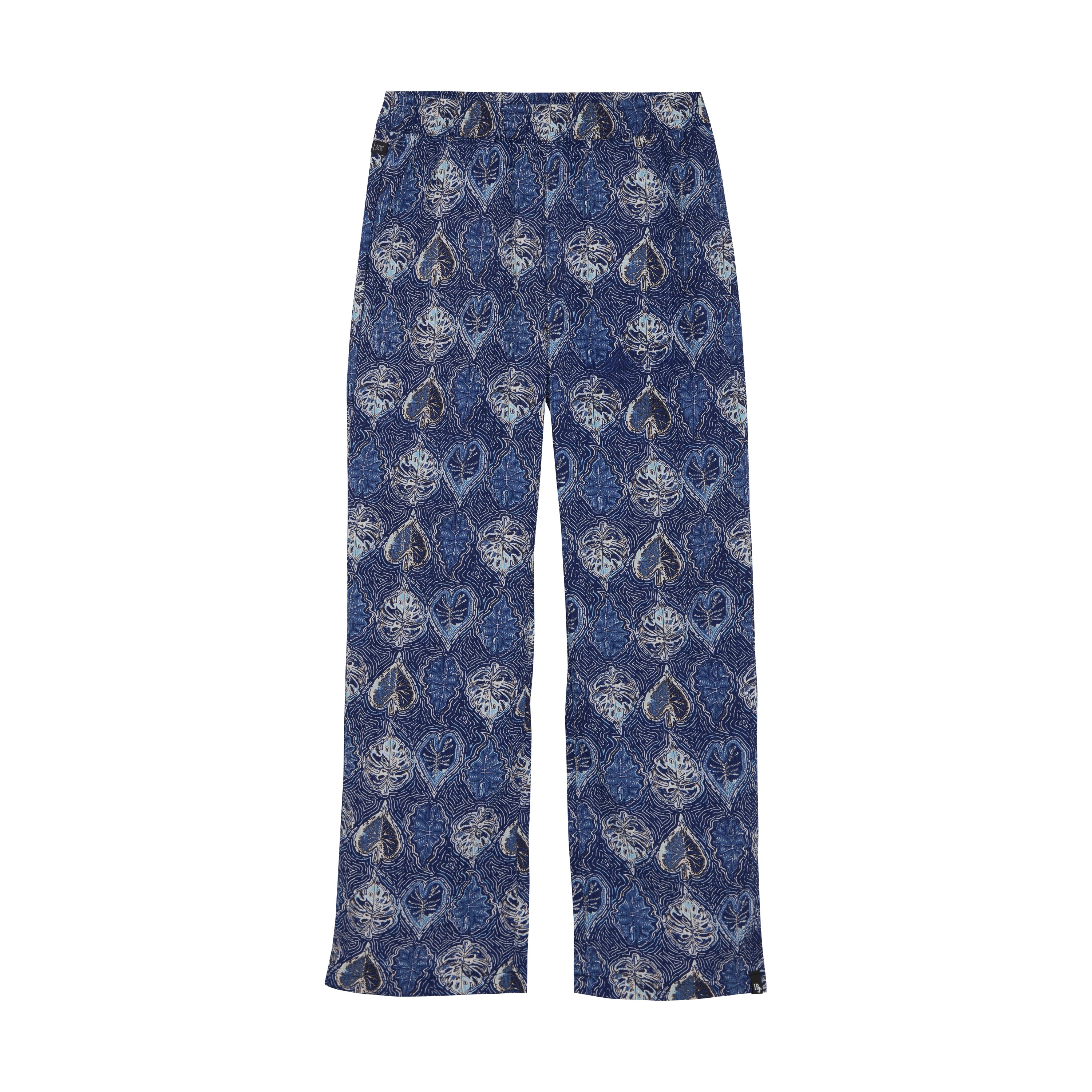 Indian Blue Jeans Wide Pants Leafprint