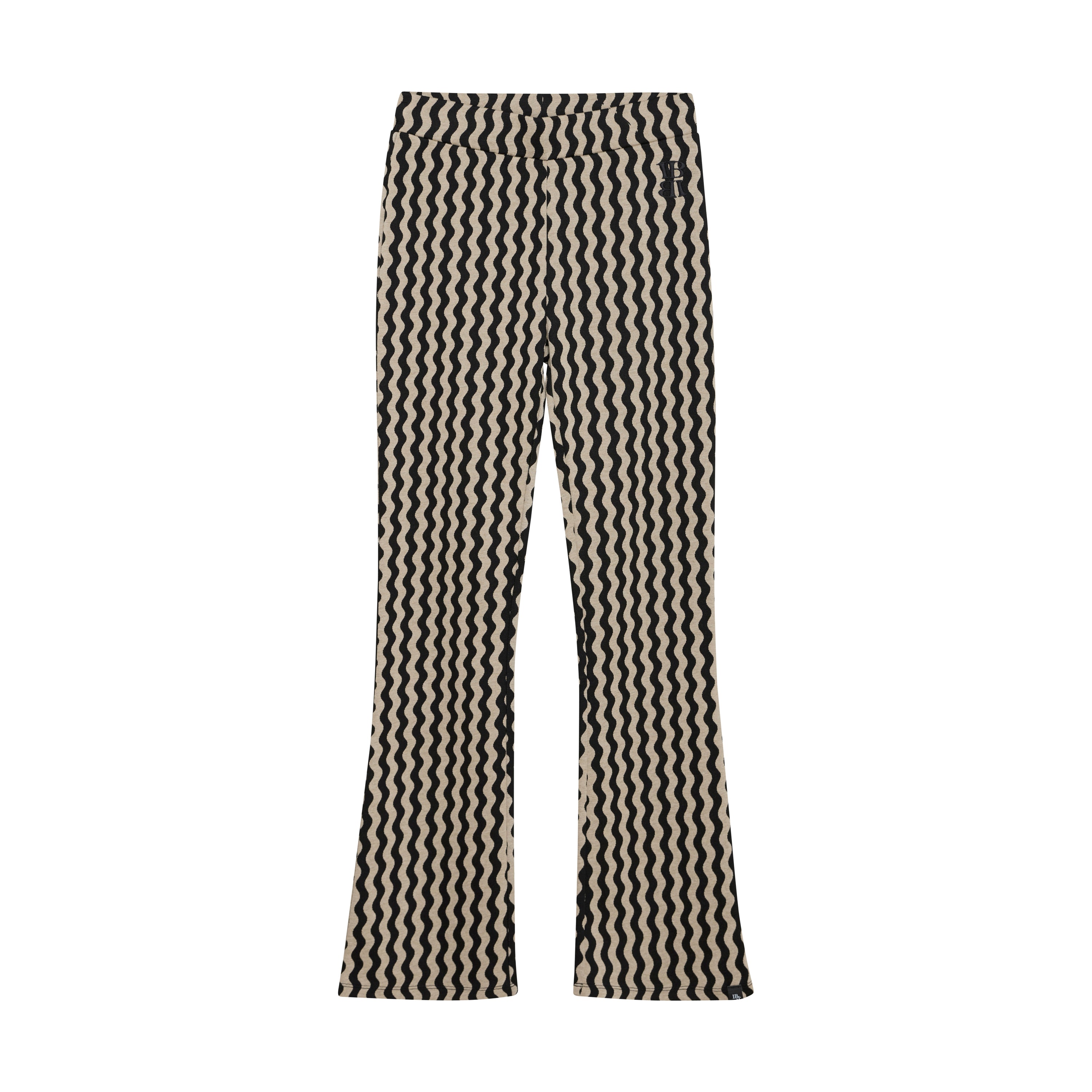 Meisjes Flared Zigzag van Indian Blue Jeans in de kleur Black in maat 176.