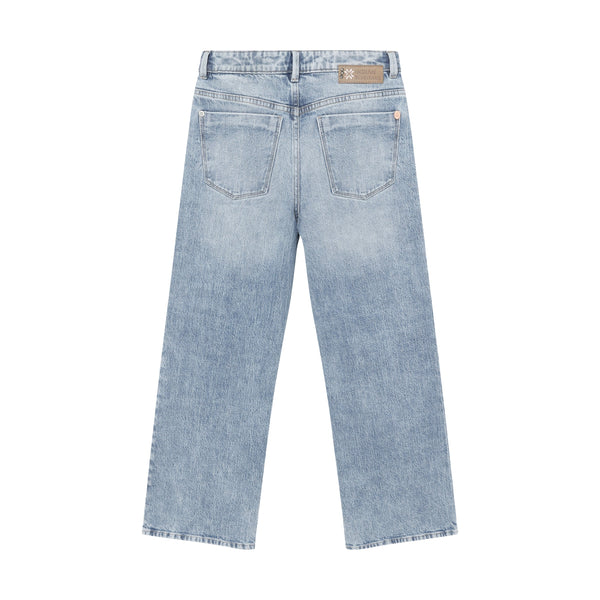 Meisjes Extra Wide Fit van Indian Blue Jeans in de kleur Medium Denim in maat 176.