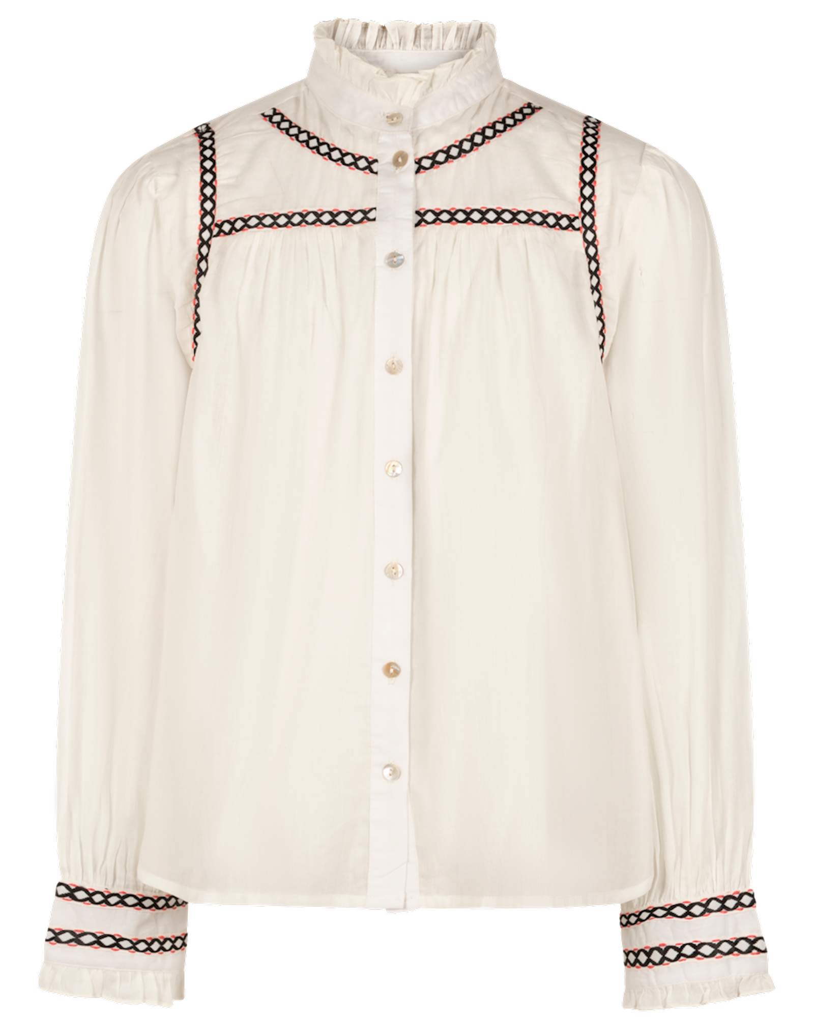 Ai & Ko Blouse Tindy White - Bubbles & Bo