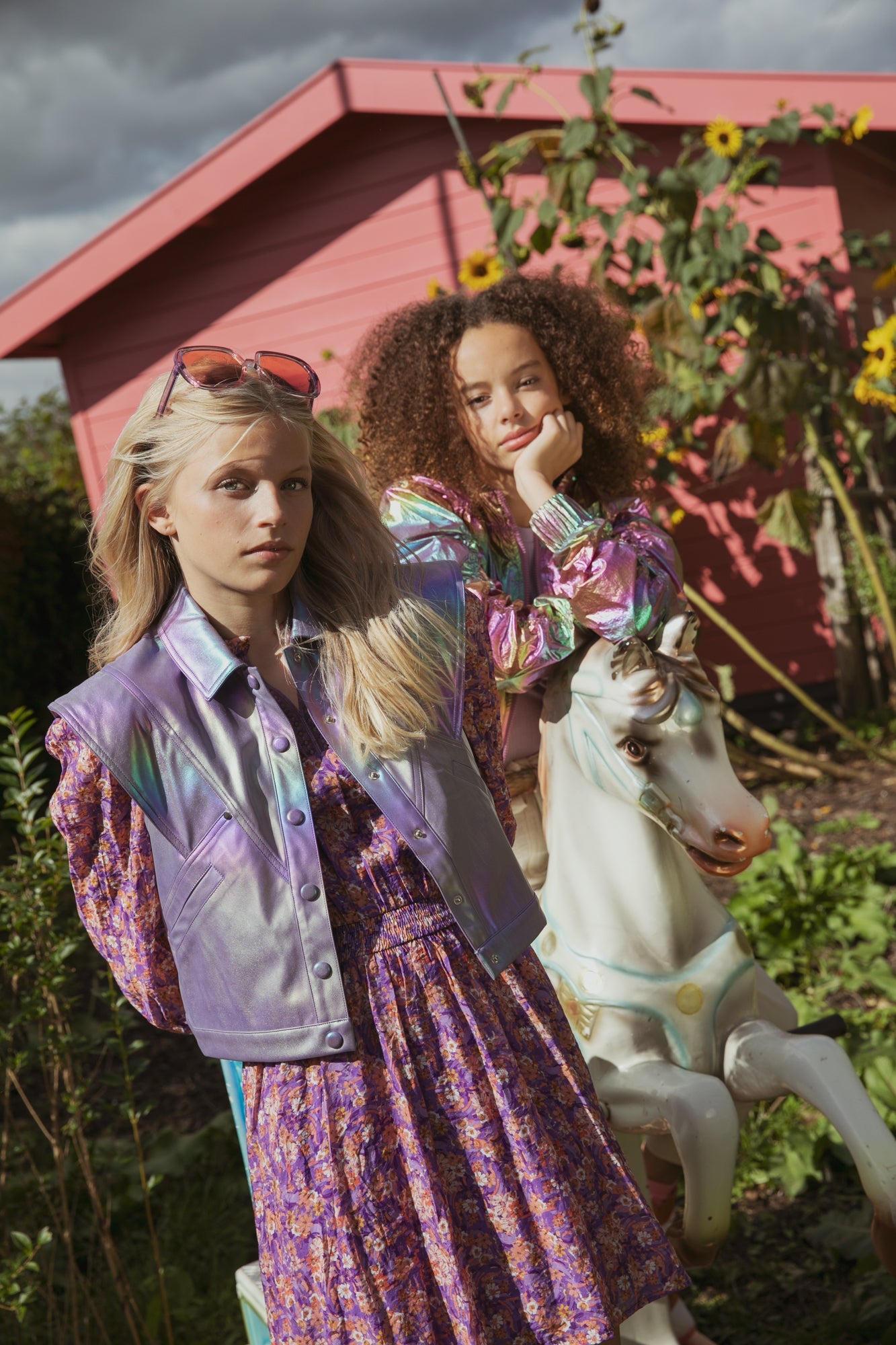 Ai & Ko Dress ANGELA FLOWER - Bubbles & Bo