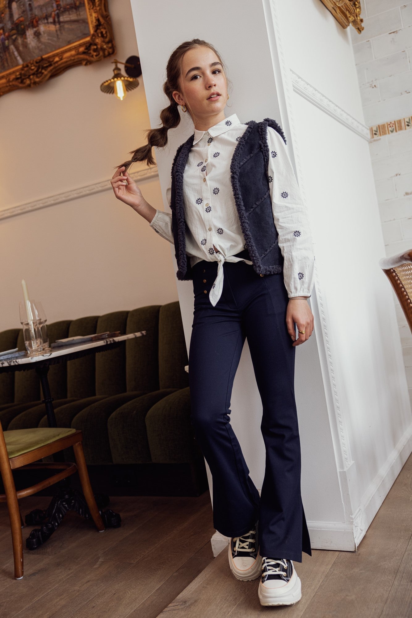 Ai & Ko Gilet NARIN PES 578 BLUE - Bubbles & Bo