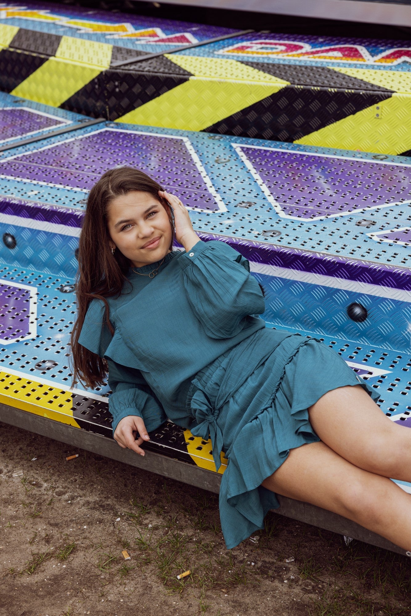 Ai & Ko Top ADRIANA VIS 539 PETROL - Bubbles & Bo