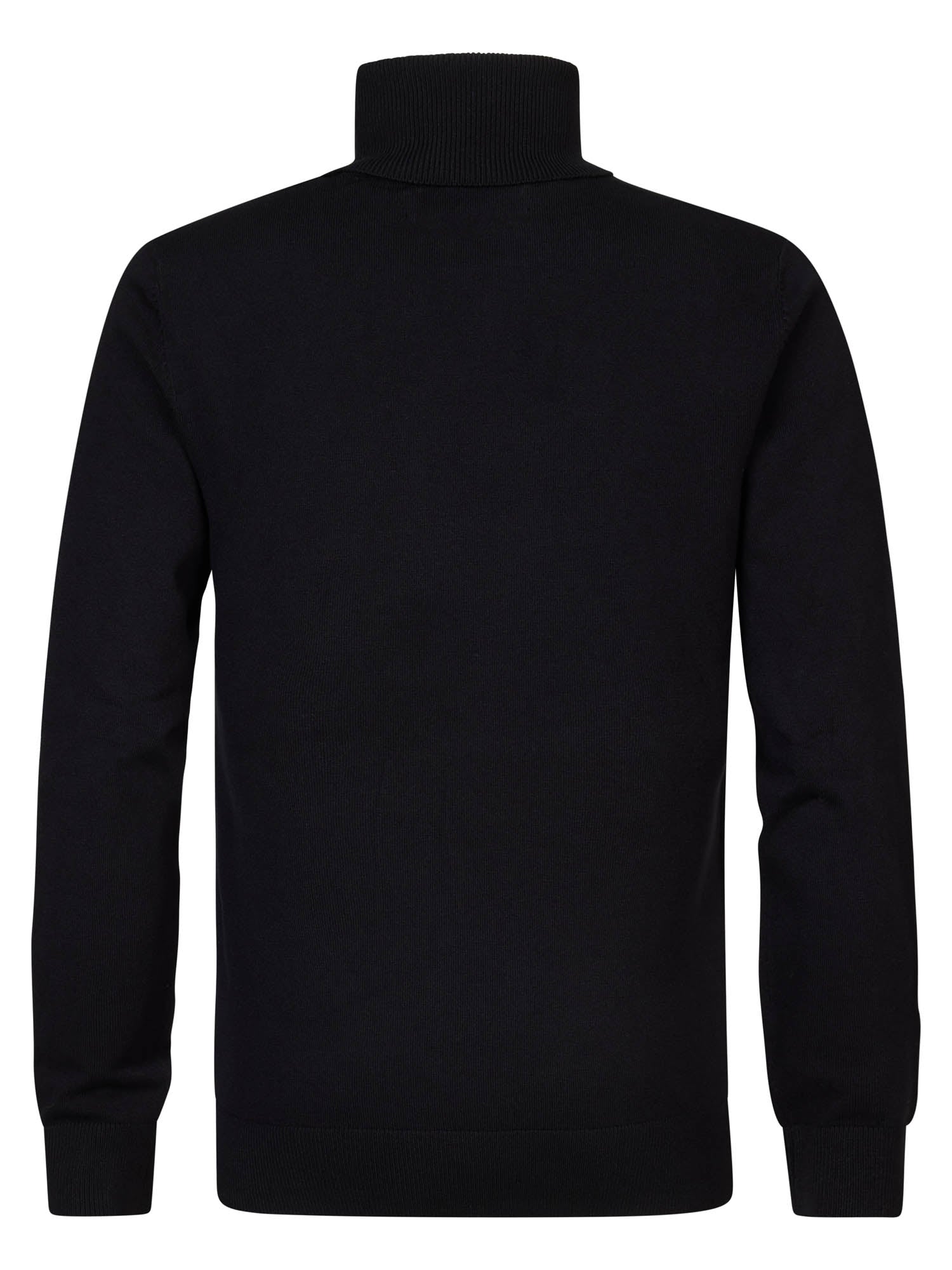 Jongens Knitwear Collar Basic van Petrol in de kleur Dark Black in maat 164.