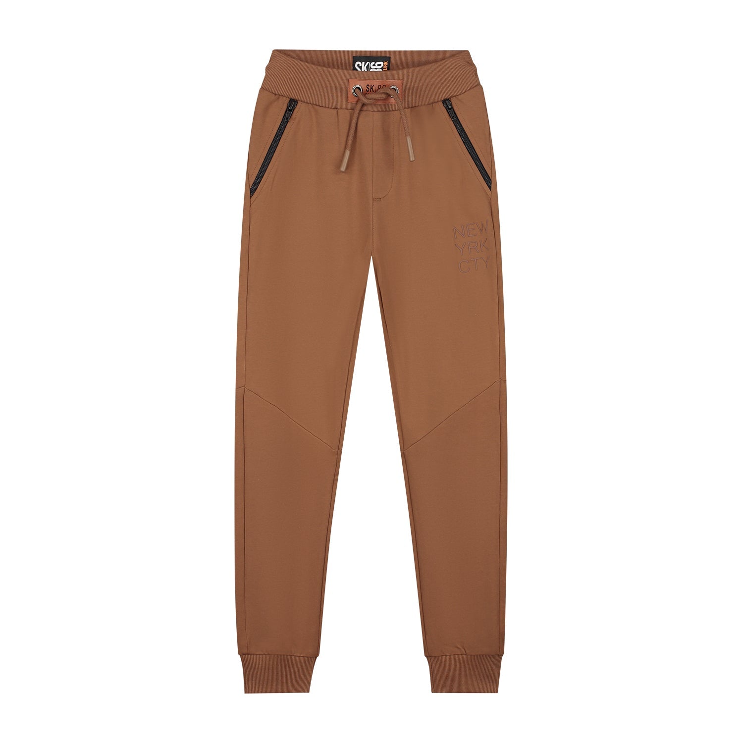 Jongens Sweatpants Beike Brown van Skurk in de kleur Brown in maat 170.