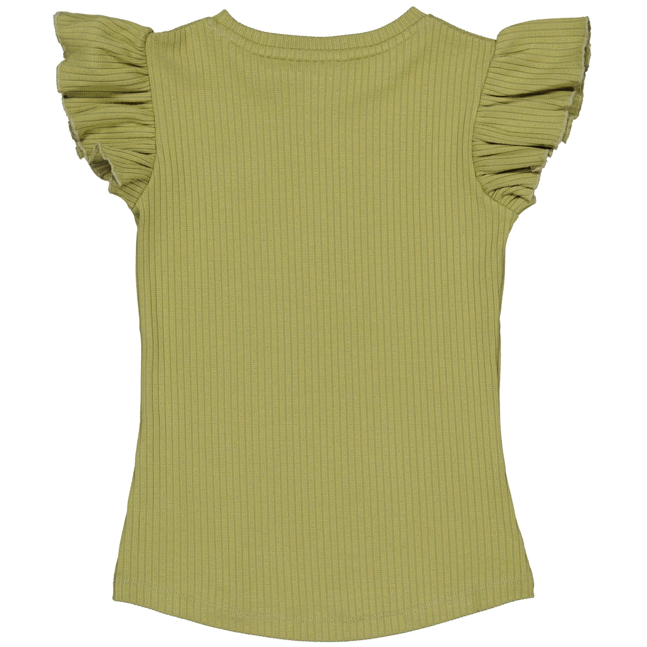 Meisjes Shortsleeve BELIZEQS241 van Quapi in de kleur Cedar Green in maat 122-128.