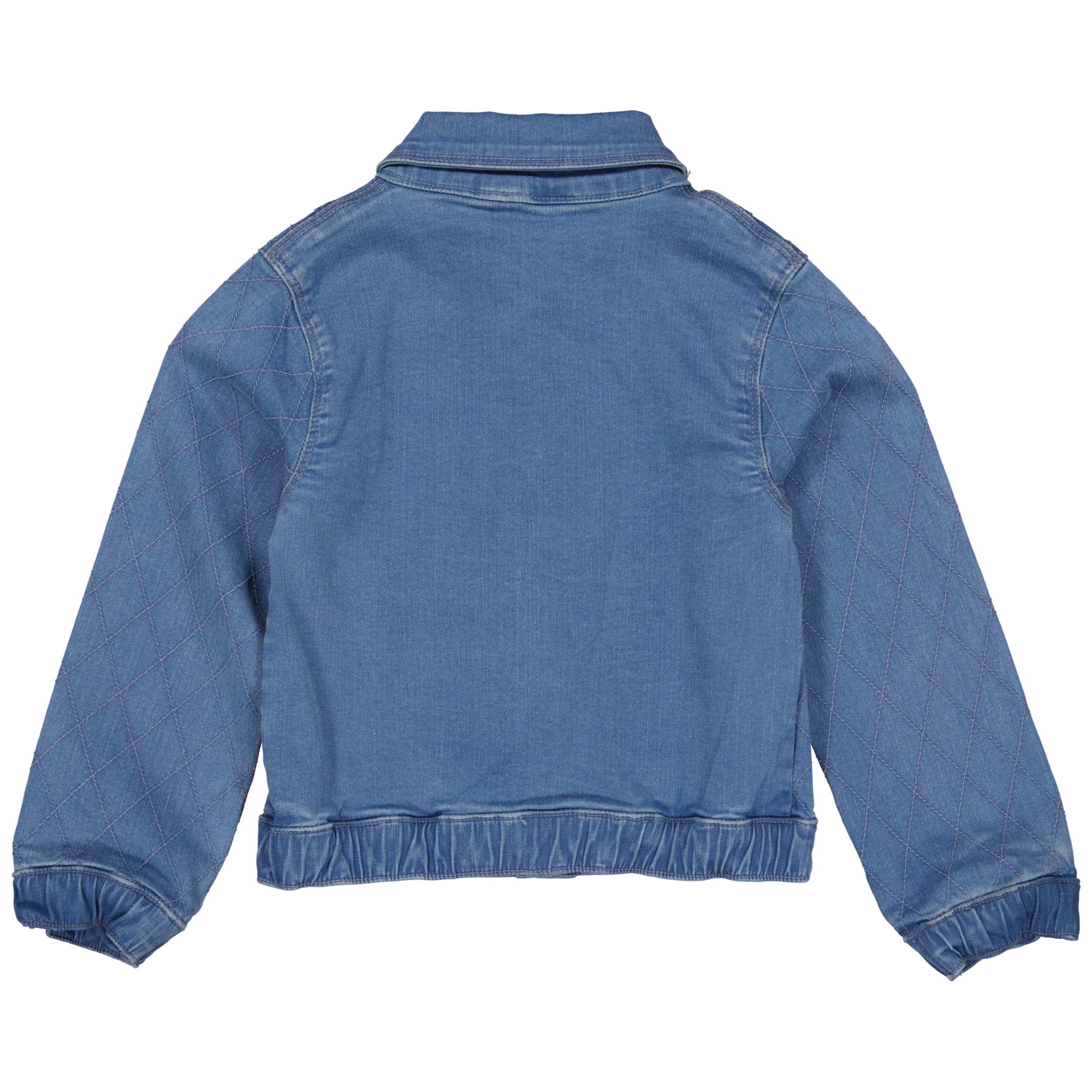 Meisjes Jacket BETRIJSQS241 van Quapi in de kleur Blue Denim in maat 122-128.