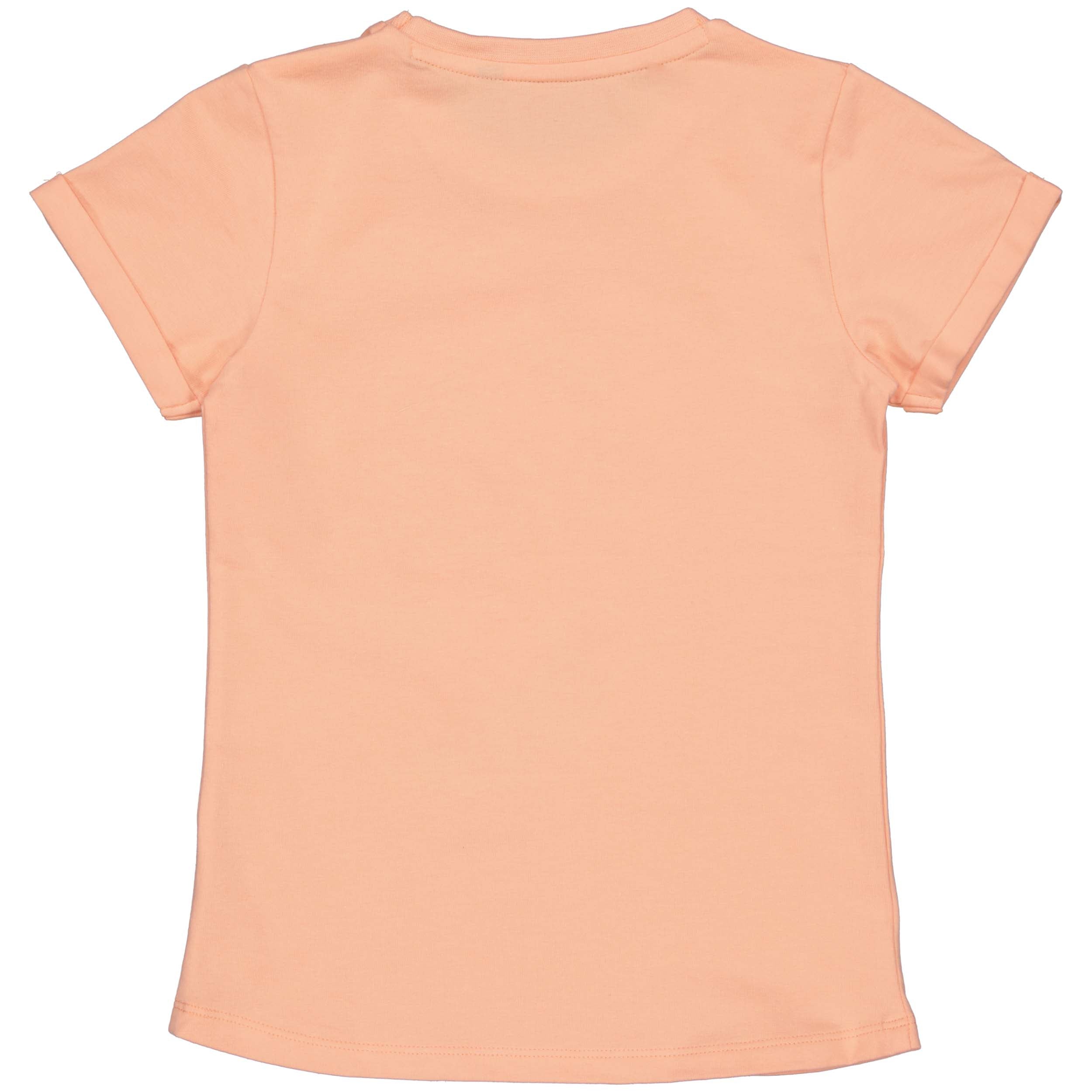 Meisjes Shortsleeve BEYZAQS242 van Quapi in de kleur Salmon in maat 122-128.