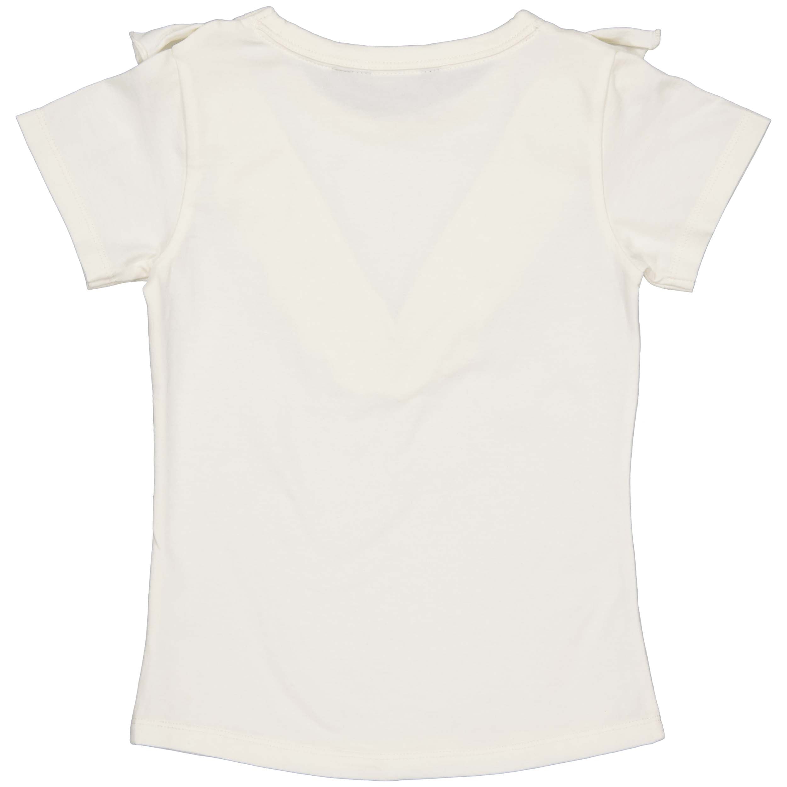 Meisjes Shortsleeve BINTOUQS243 van Quapi in de kleur Ivory White in maat 122-128.
