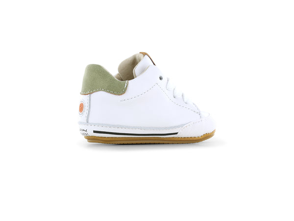 Shoesme Wit - taupe BABY-PROOF schoentje