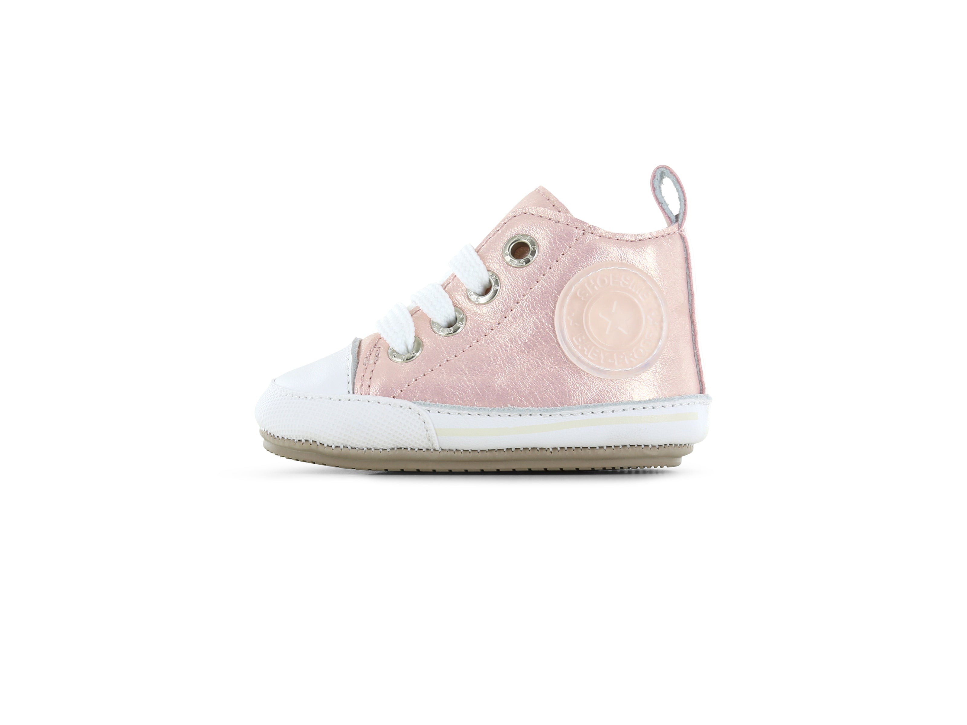 Shoesme metallic roze BABY-PROOF schoentje