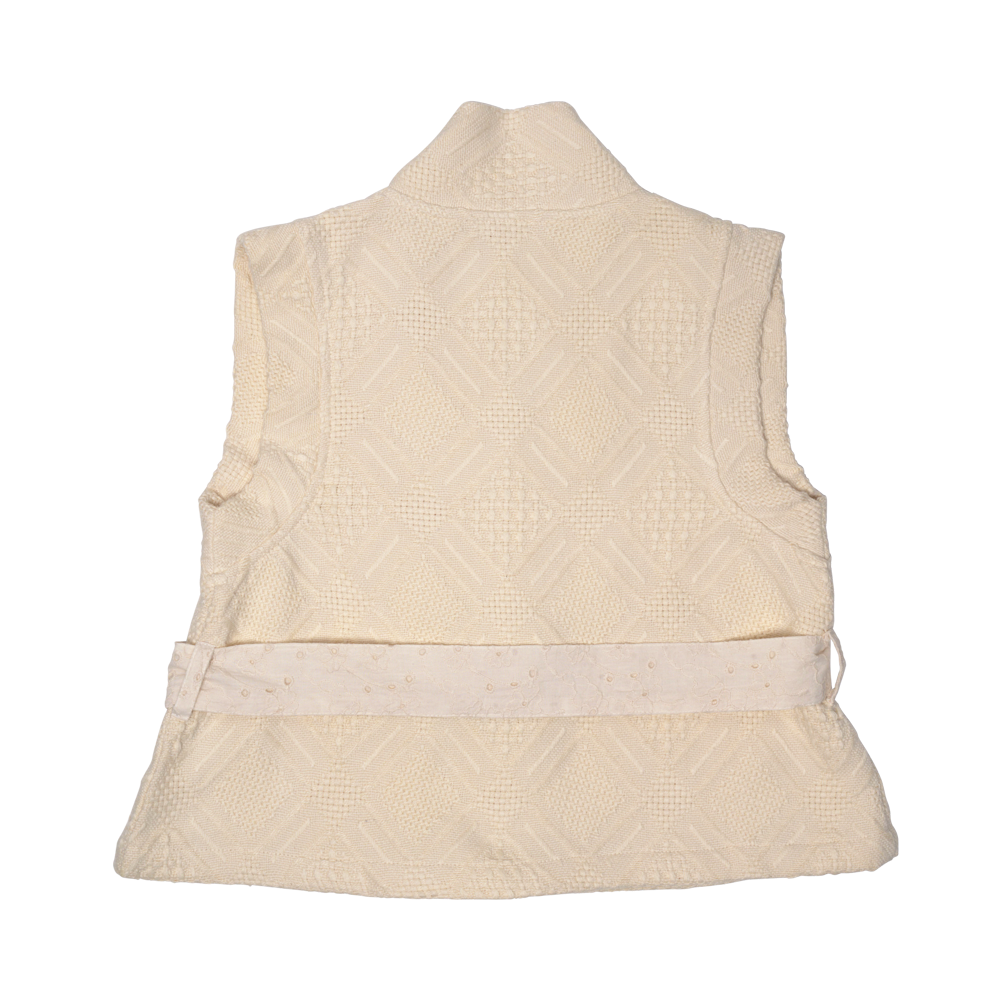 Baje Studio Amanta gilet creme - Bubbles & Bo