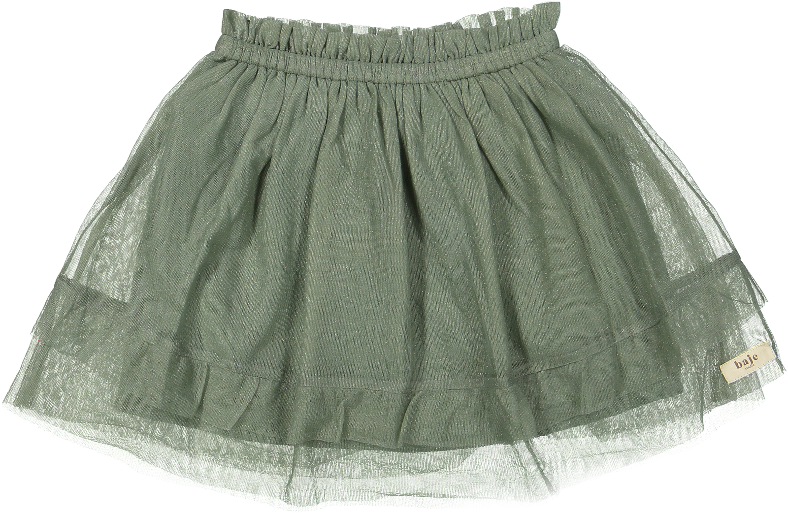 Baje Studio Golden skirt green - Bubbles & Bo