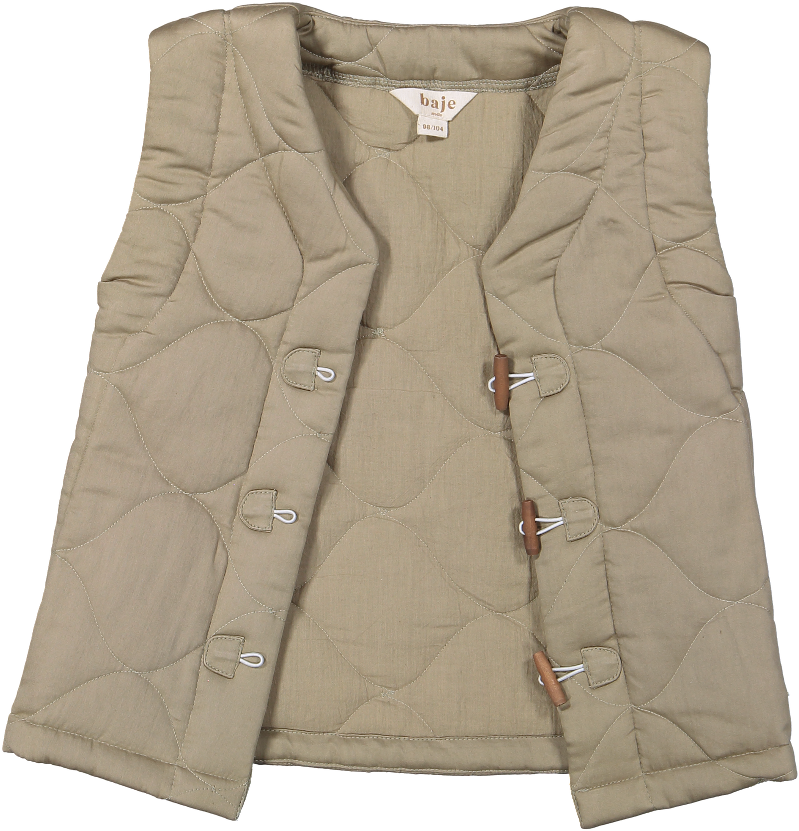 Baje Studio Harbour gilet sand - Bubbles & Bo
