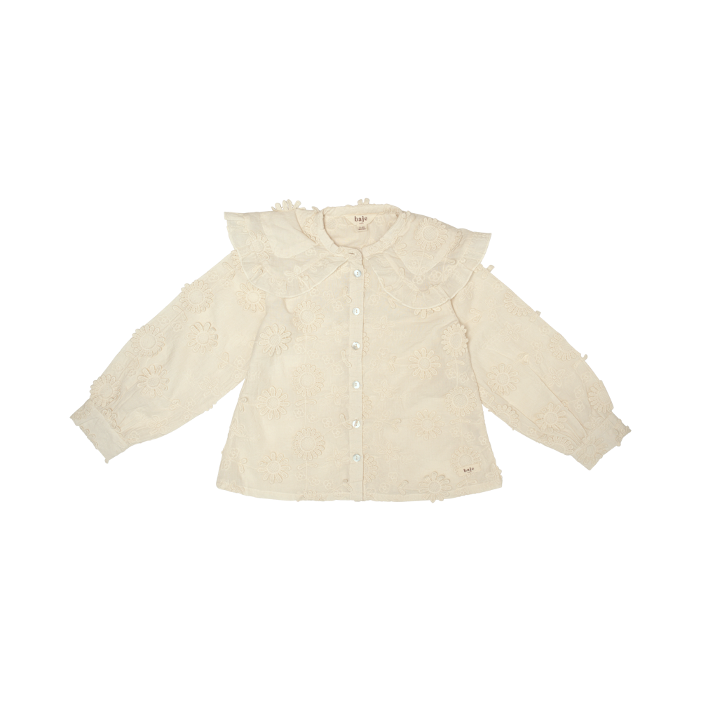 Baje Studio Neale blouse creme - Bubbles & Bo