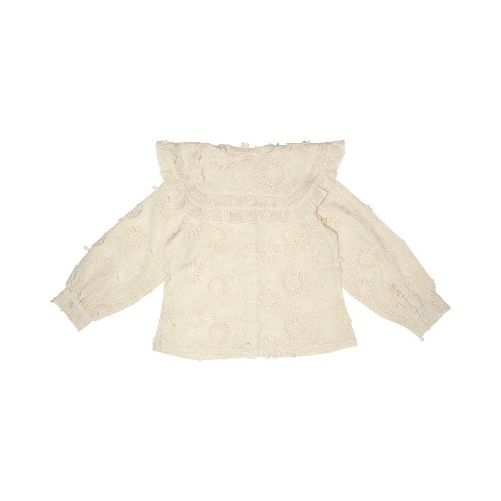 Baje Studio Neale blouse creme - Bubbles & Bo