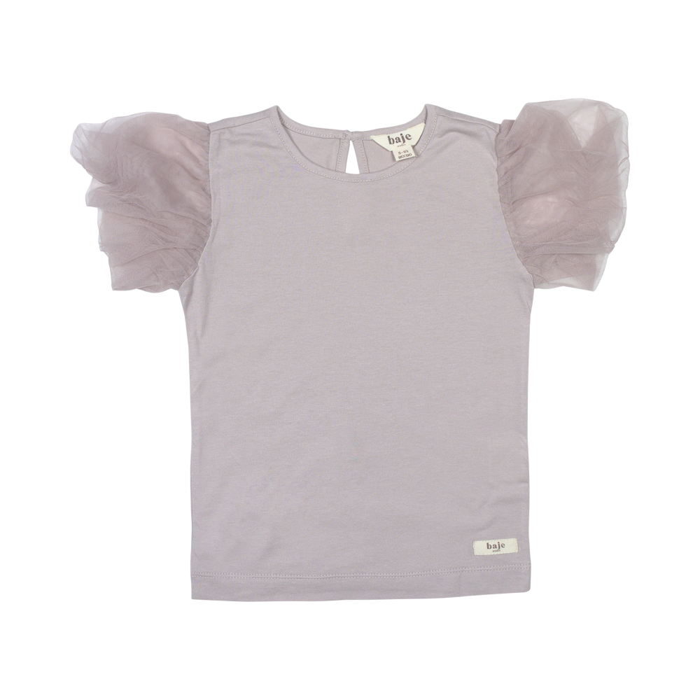 Baje Studio Vivian jersey shirt lilac - Bubbles & Bo