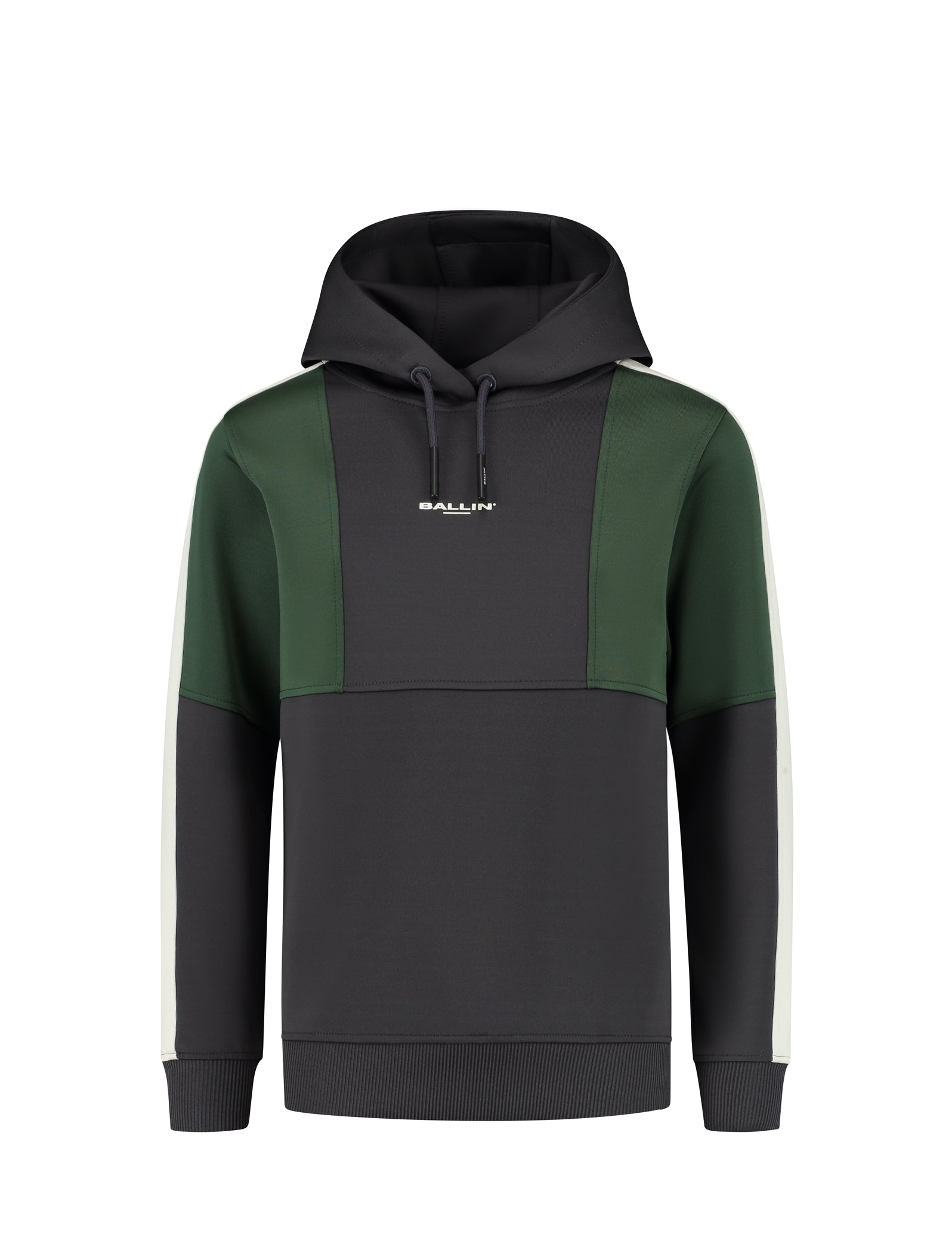 Ballin Amsterdam Hoodie with colorblock and chest print - Bubbles & Bo