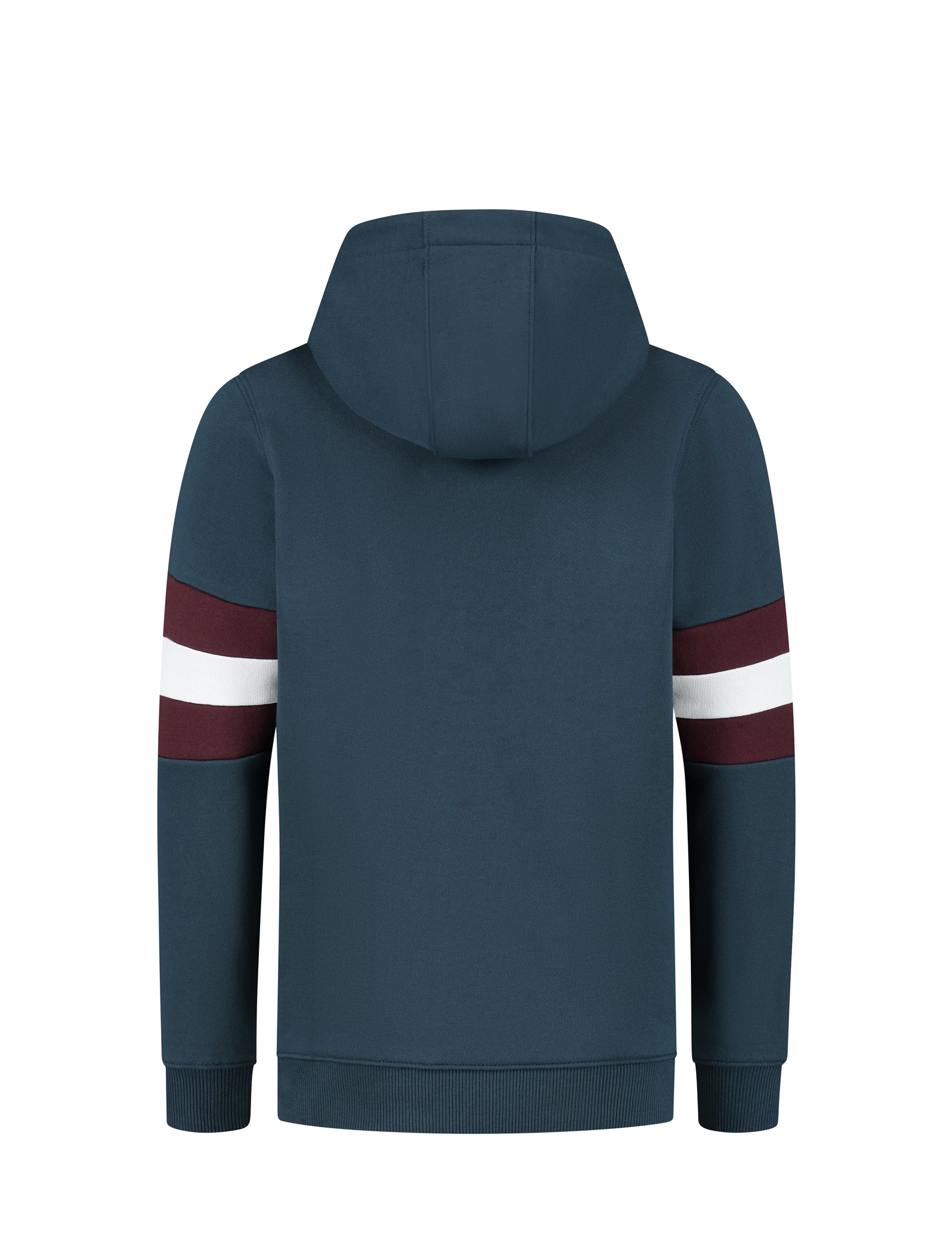 Ballin Amsterdam Hoodie with contrast fabric at sleeves and chest print - Bubbles & Bo