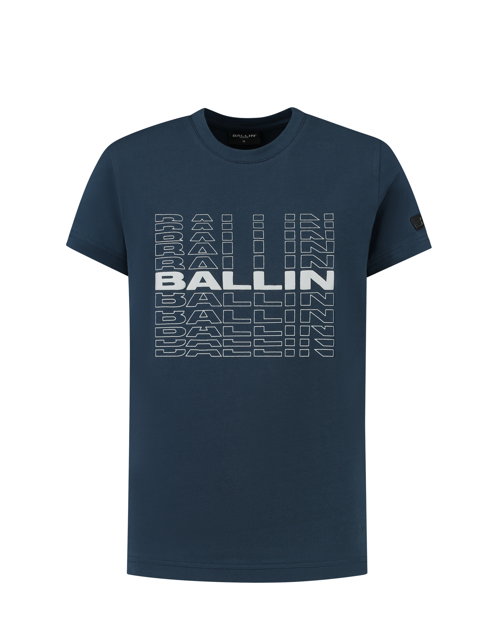 Ballin Amsterdam T-shirt with frontprint - Bubbles & Bo