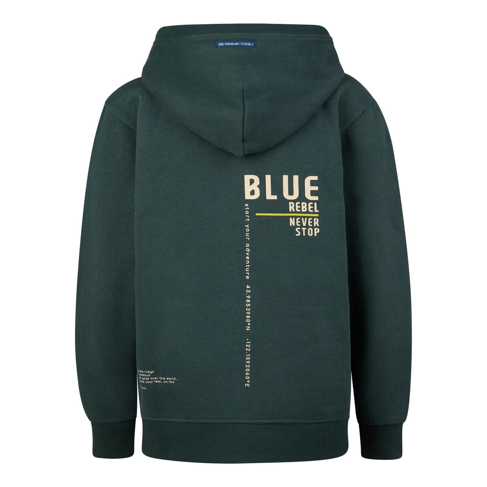 Blue Rebel Sweater Hood Logo Kjeld - Bubbles & Bo