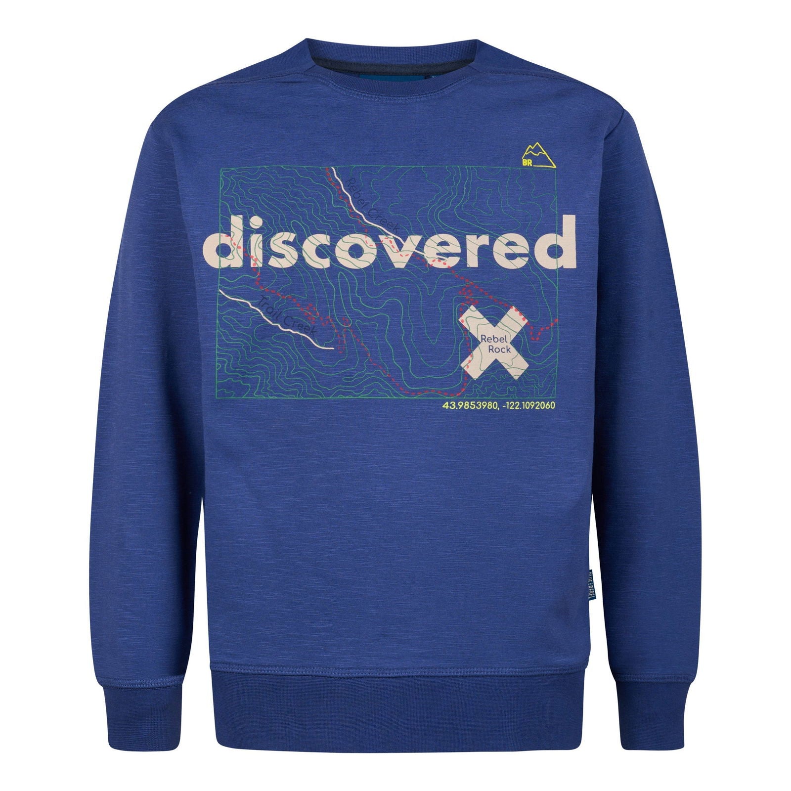 Blue Rebel Sweater Panel Print Kiefer - Bubbles & Bo