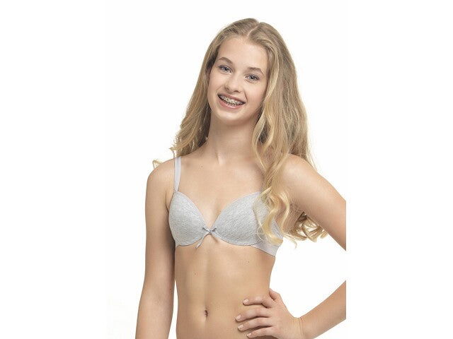 Boobs&Bloomers Padded soft bra Anny grijs Ondergoed - Bubbles & Bo