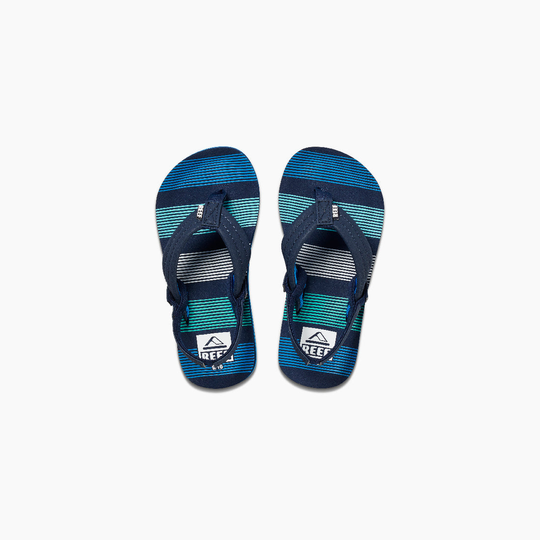Reef Slipper LITTLE AHI DEEP SEA STRIPES