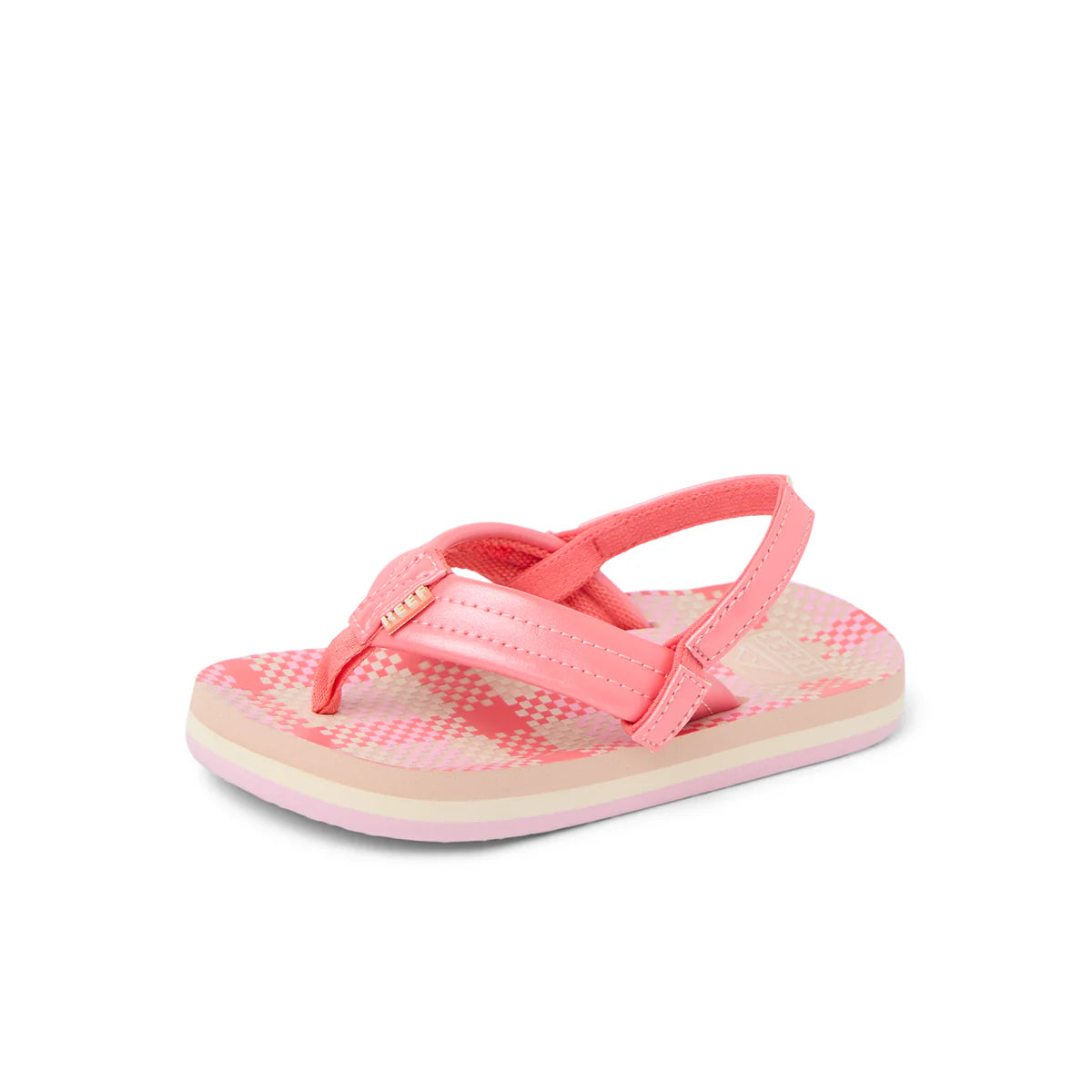 Meisjes LITTLE AHI PINK PLAID van Reef in de kleur Pink in maat 29.