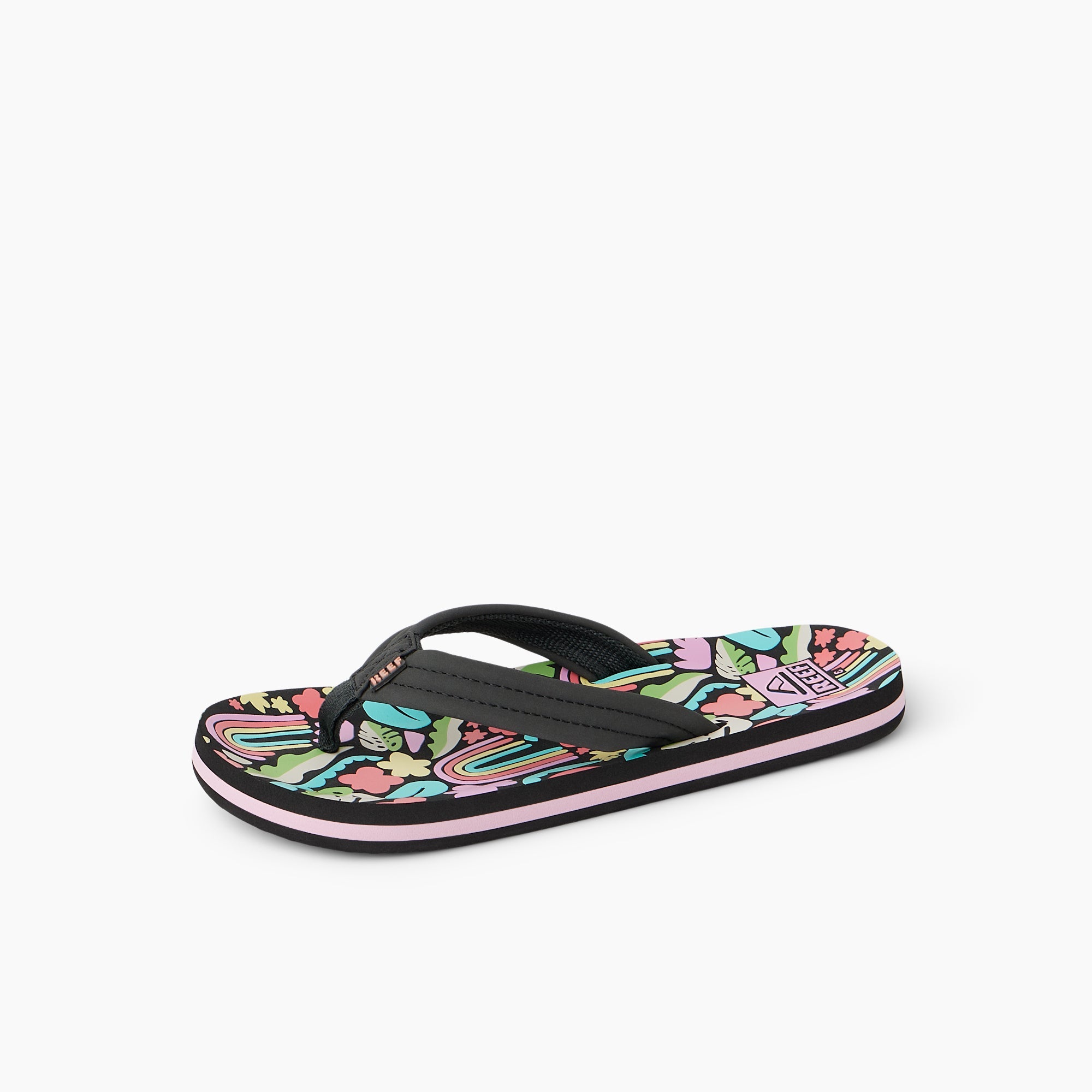 Meisjes KIDS AHI TROPICAL RAINBOW van Reef in de kleur Multicolour Black in maat 37.