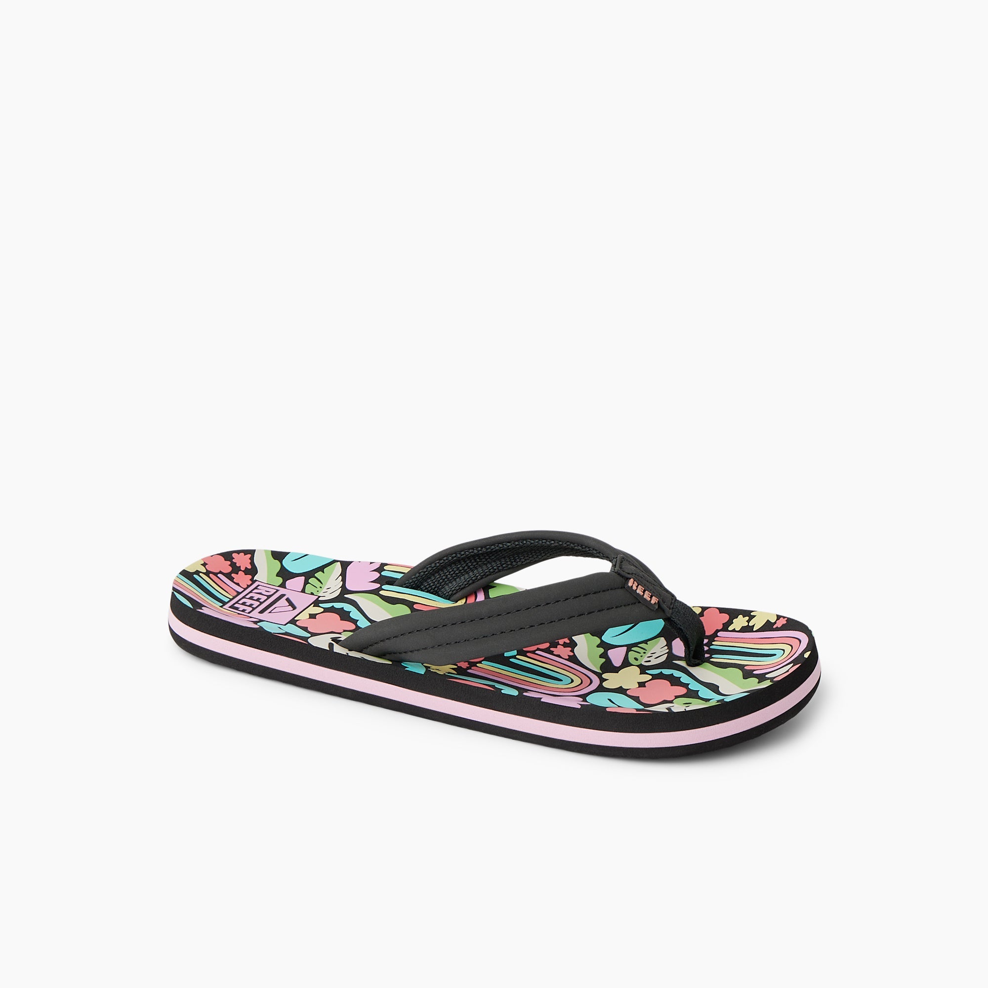 Meisjes KIDS AHI TROPICAL RAINBOW van Reef in de kleur Multicolour Black in maat 37.