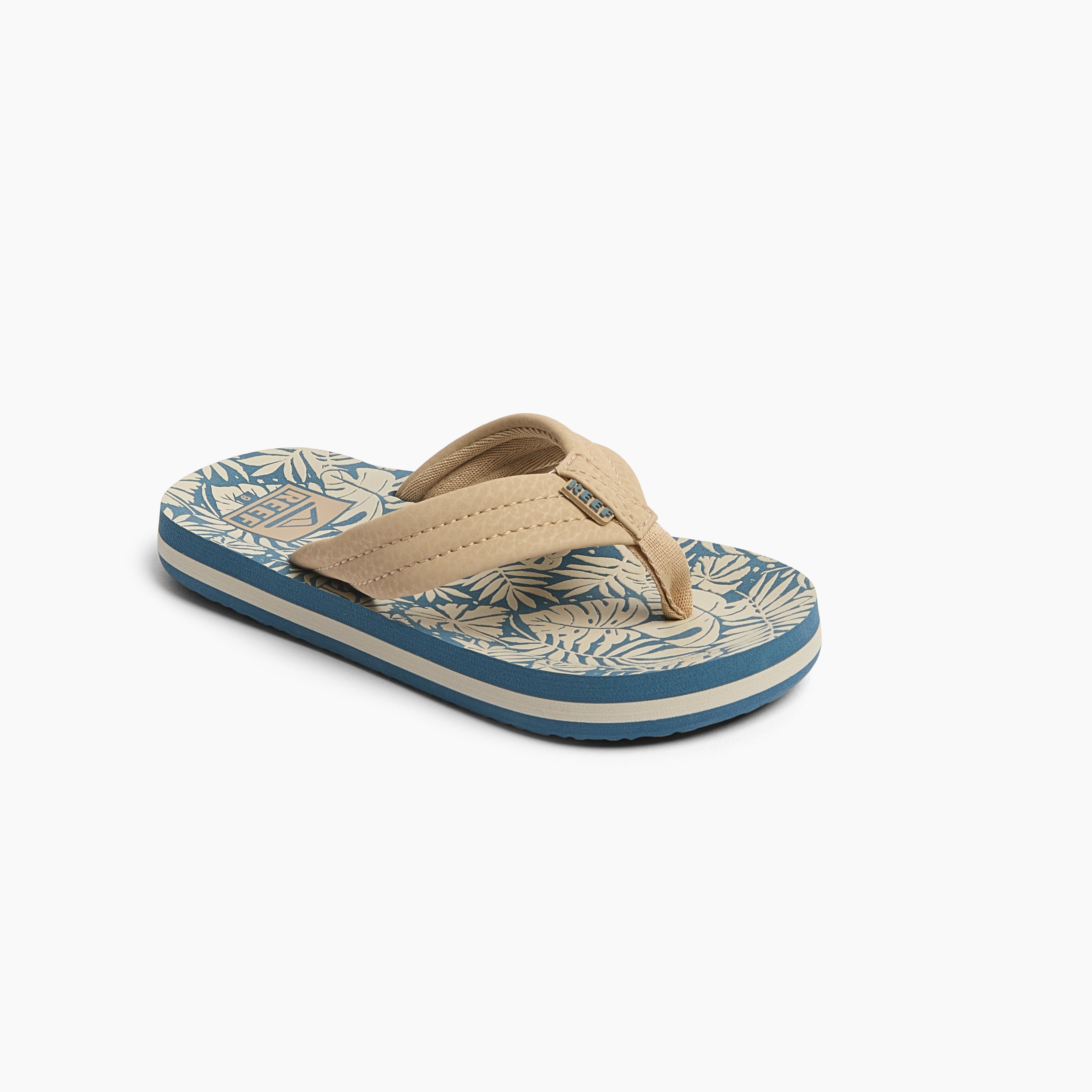 Reef KIDS AHI BLUE/TAN PALM
