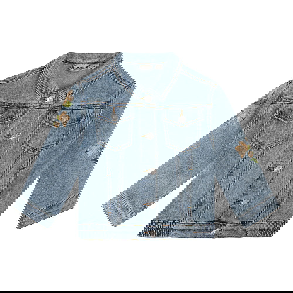 Daily7 Jeans Jacket Flower - Bubbles & Bo